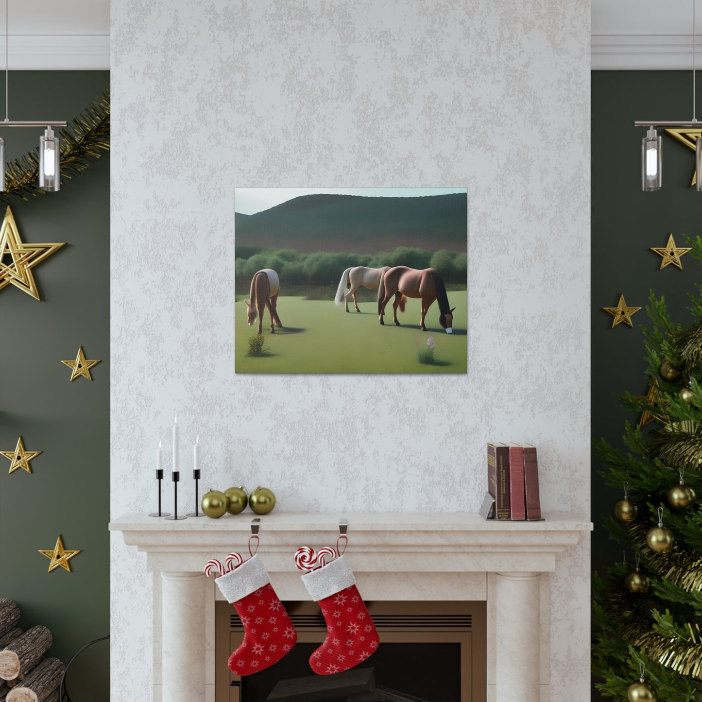 Canvas Gallery Wrap - Abstract Horses