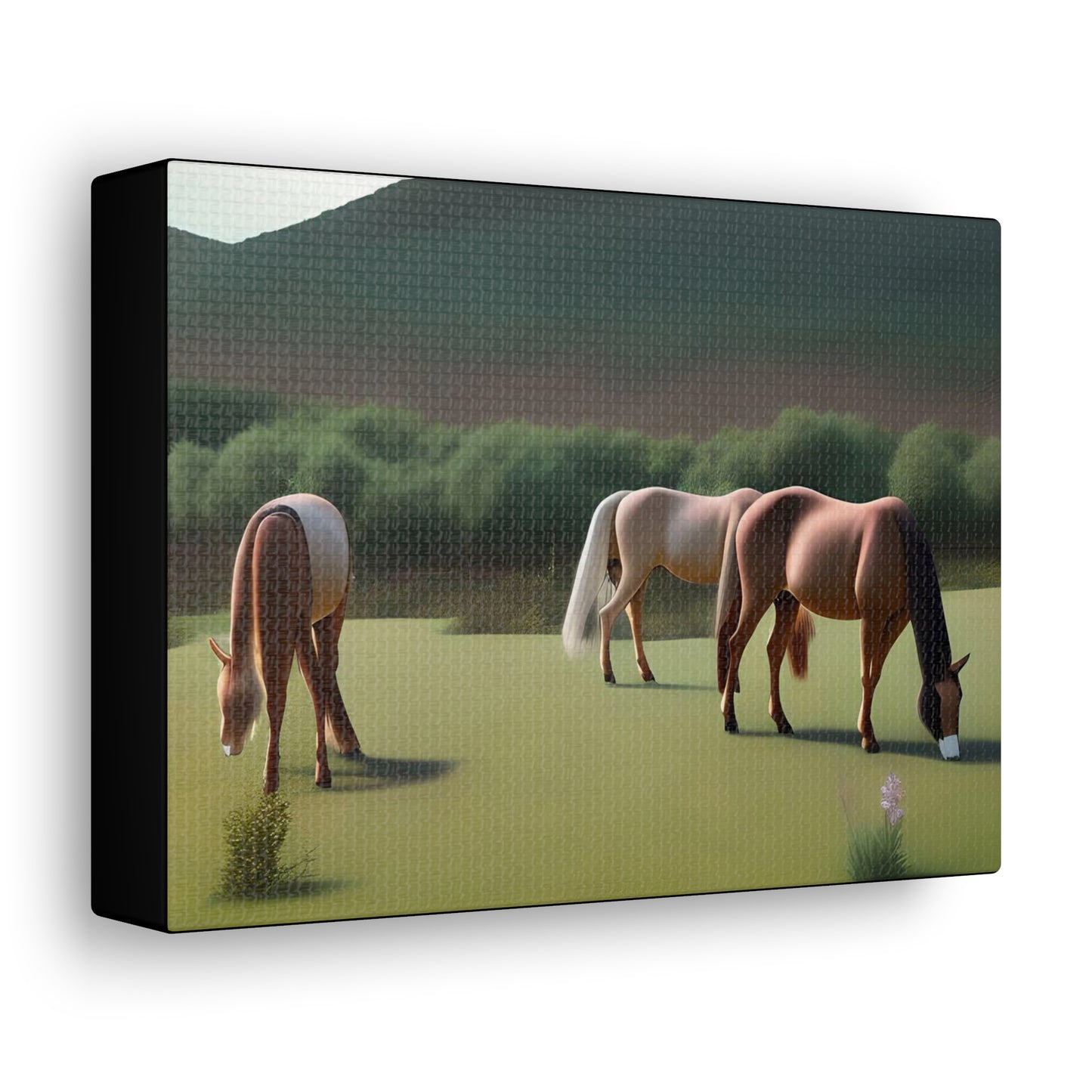 Canvas Gallery Wrap - Abstract Horses