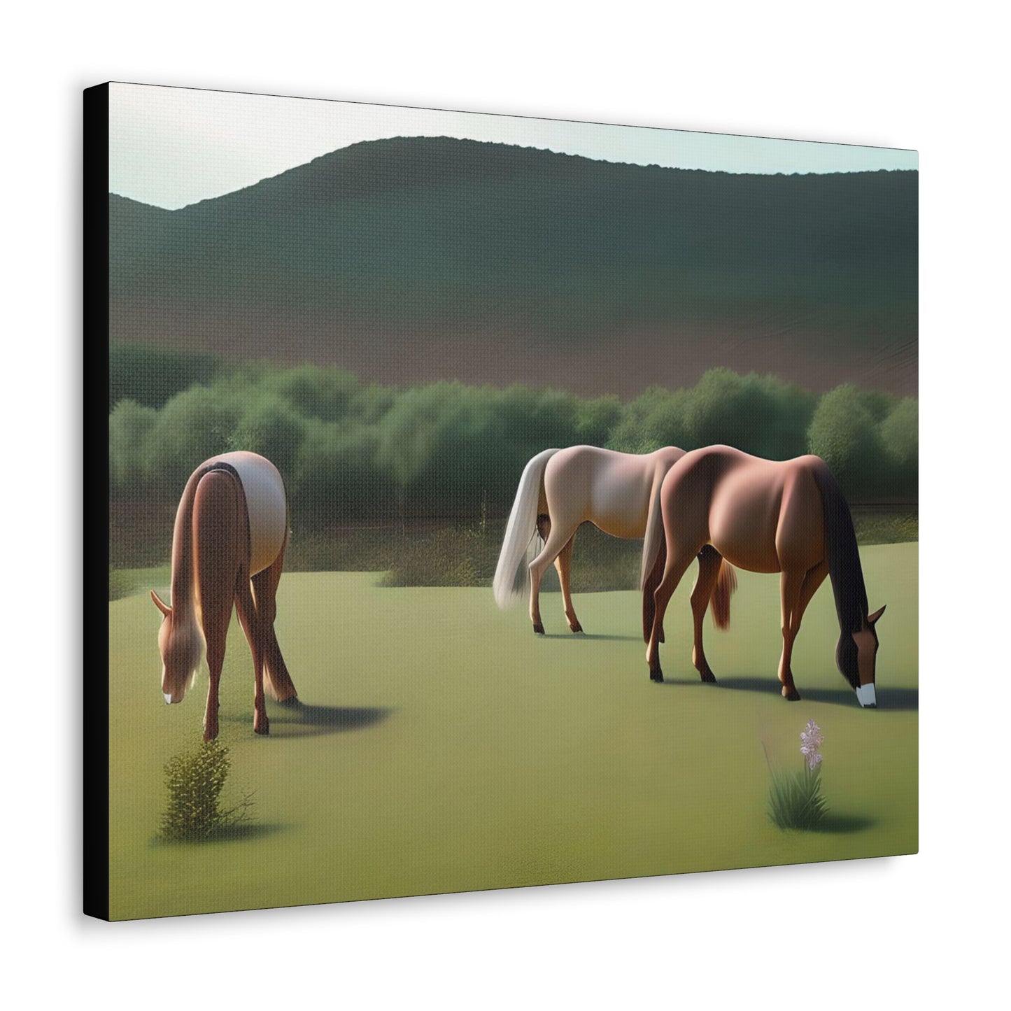 Canvas Gallery Wrap - Abstract Horses