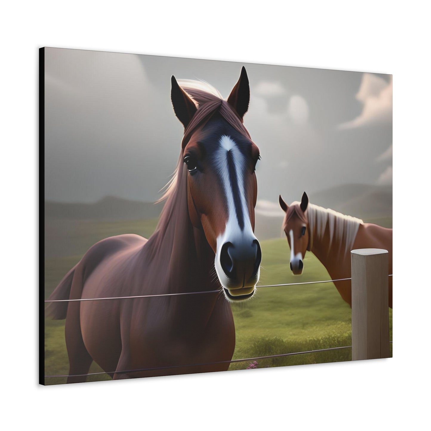 Canvas Gallery Wrap - Denali and Takota - Animated