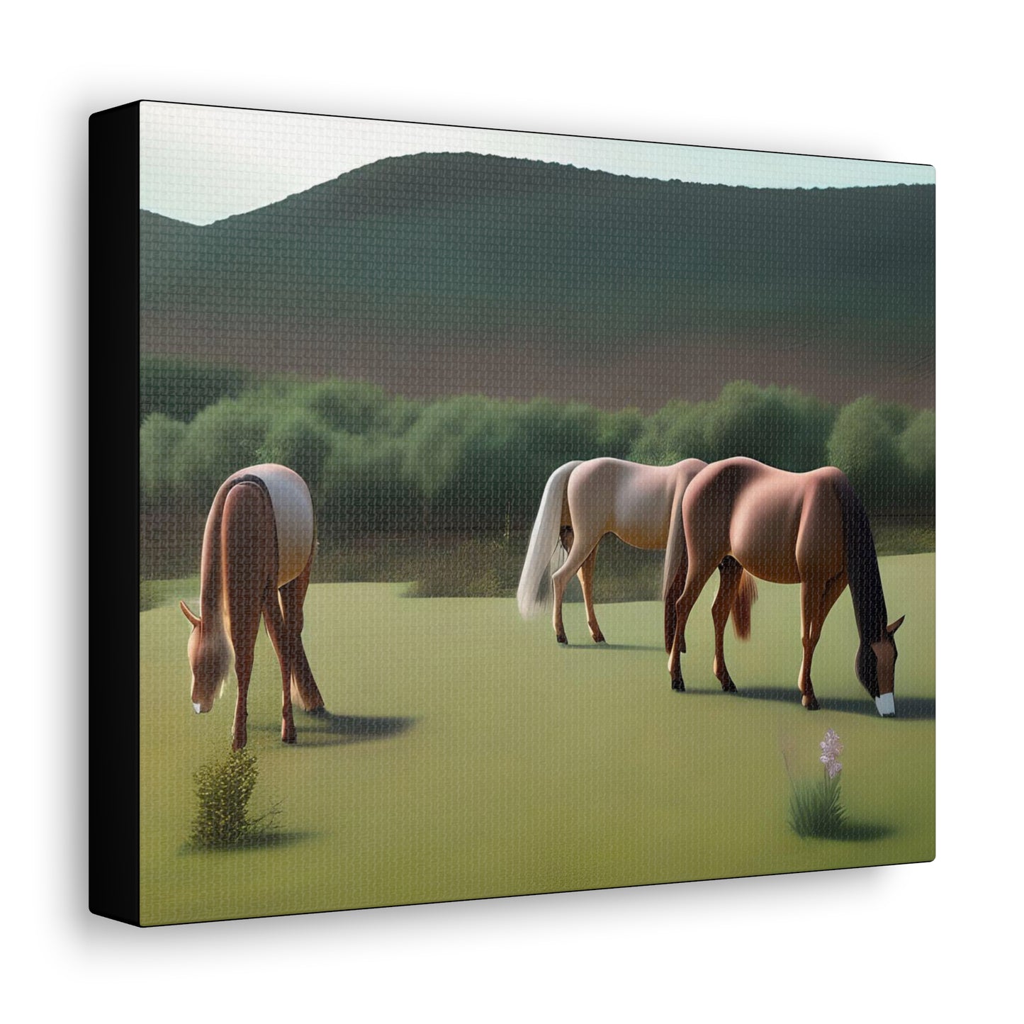 Canvas Gallery Wrap - Abstract Horses