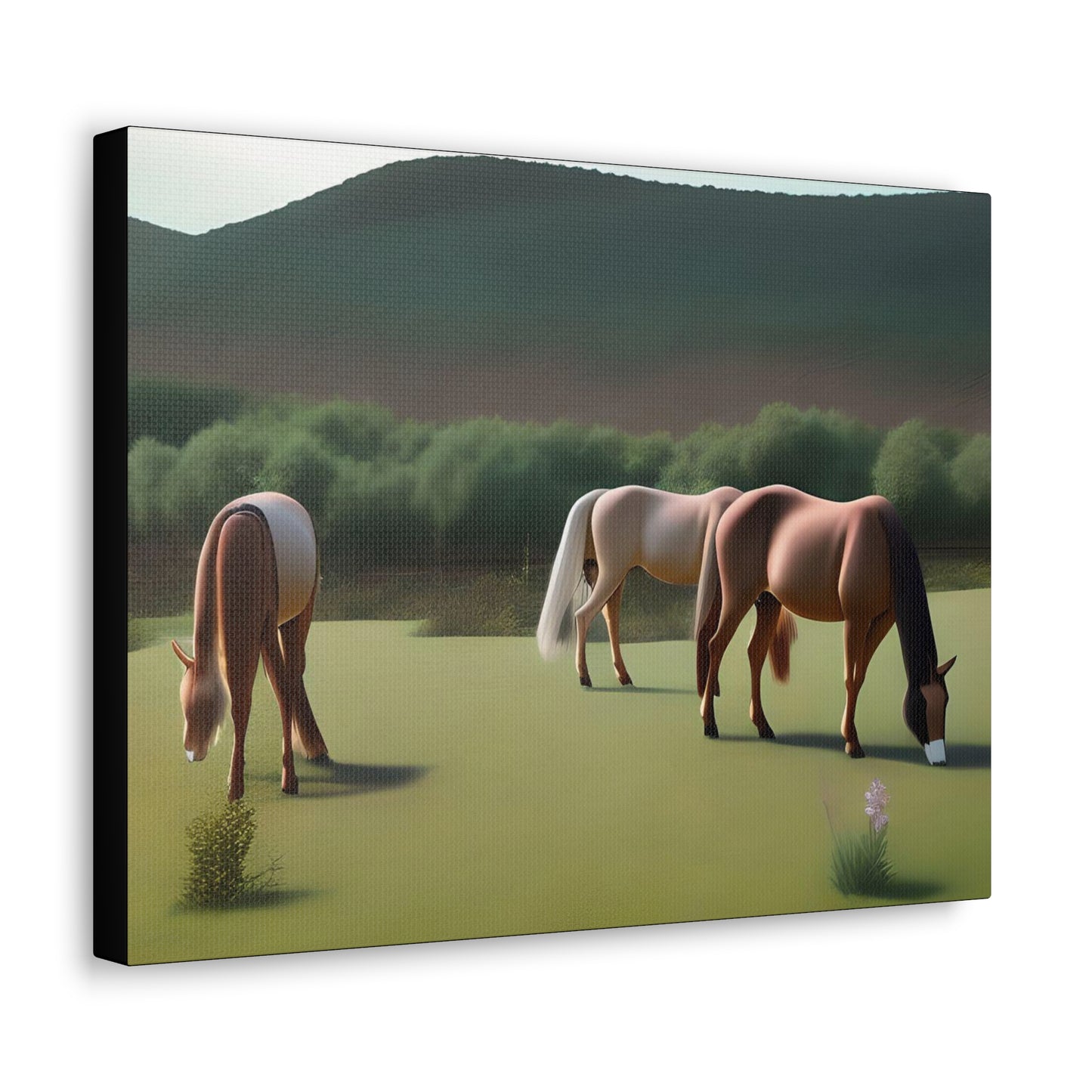 Canvas Gallery Wrap - Abstract Horses