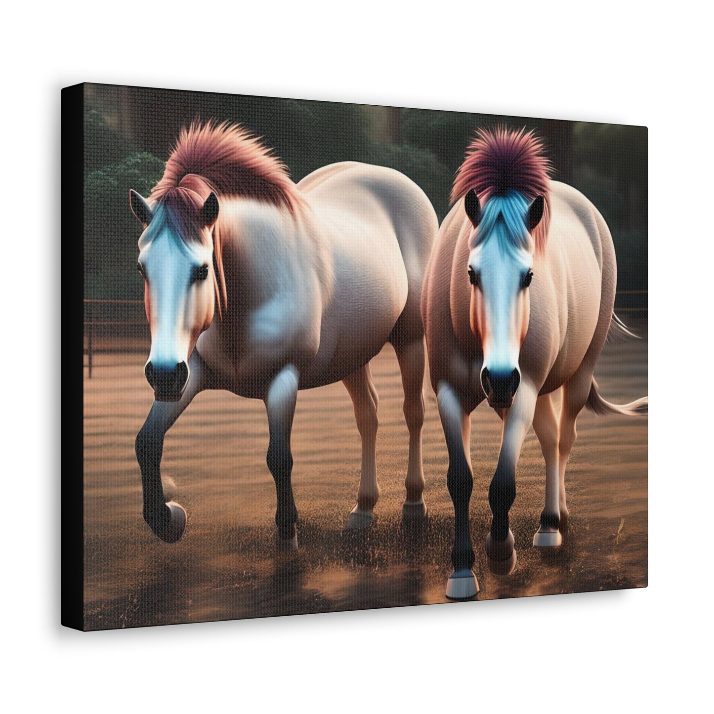 Canvas Gallery Wrap - Cody and Cheyenne - Animated