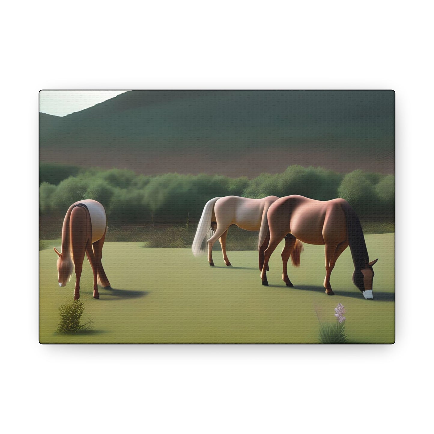 Canvas Gallery Wrap - Abstract Horses