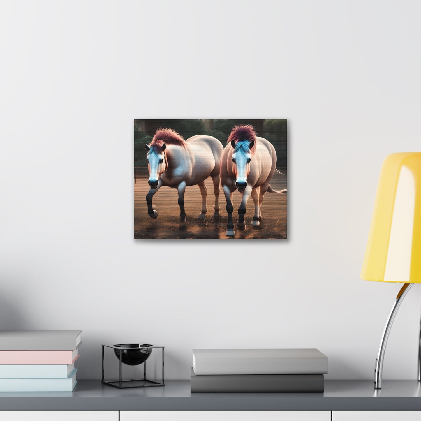 Canvas Gallery Wrap - Cody and Cheyenne - Animated