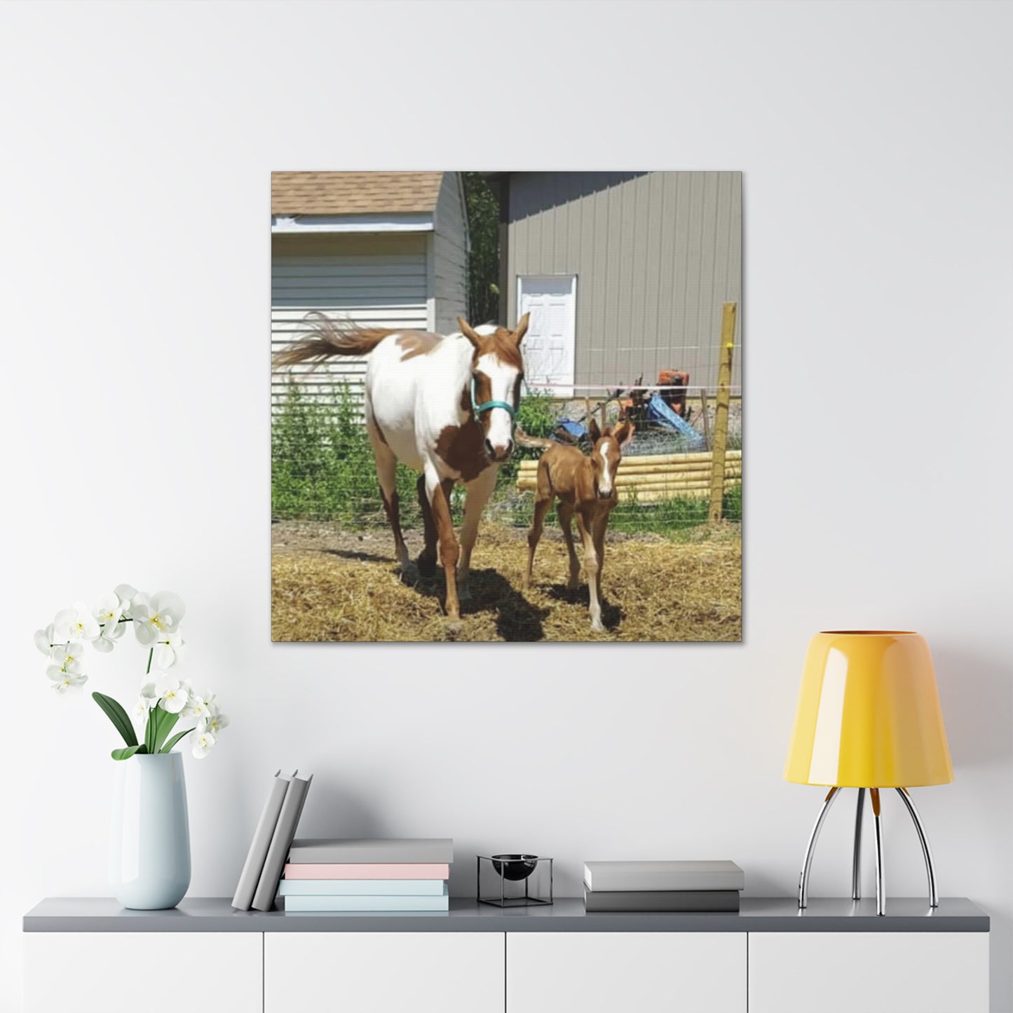 Canvas Gallery Wrap - Takota and Mommy - Photo