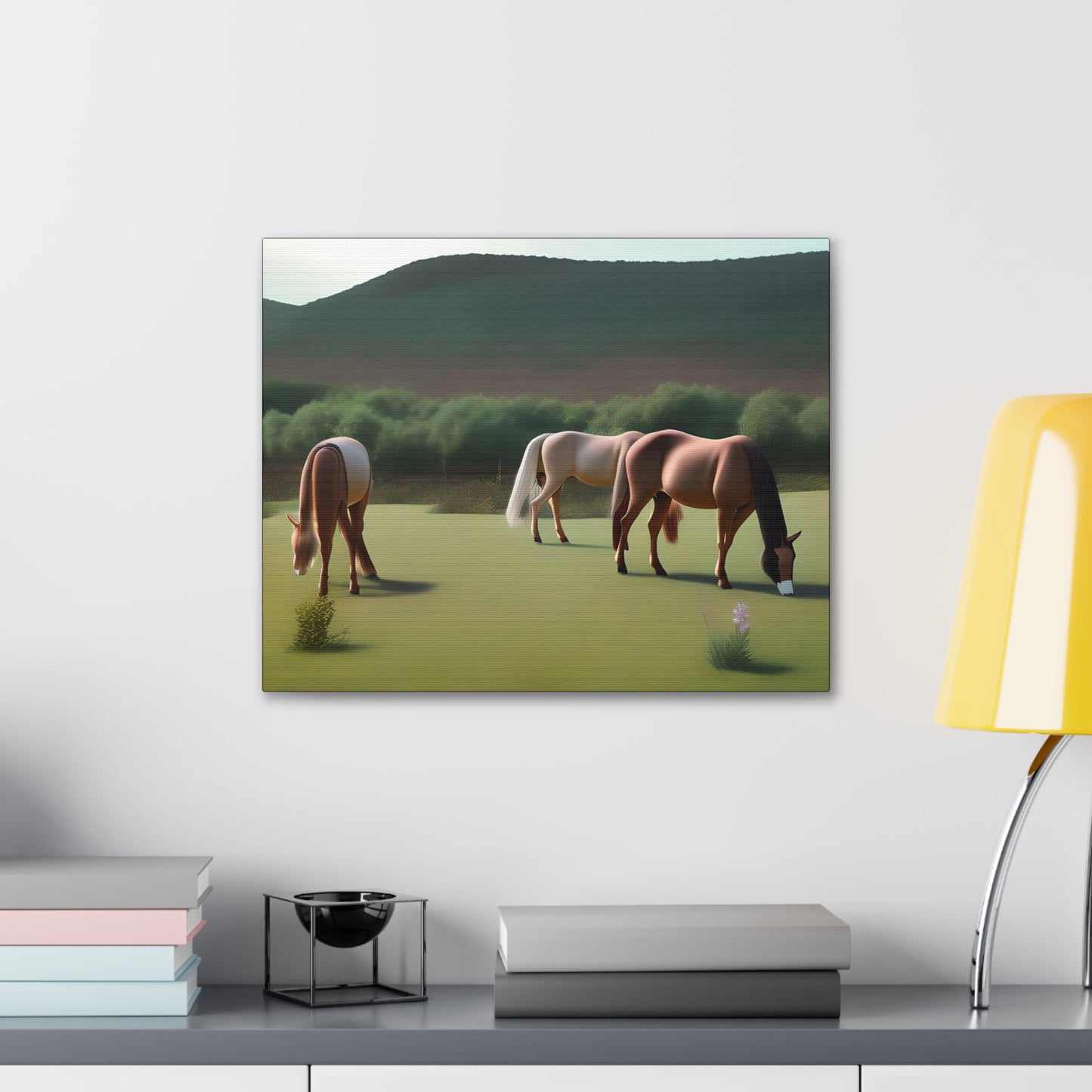 Canvas Gallery Wrap - Abstract Horses