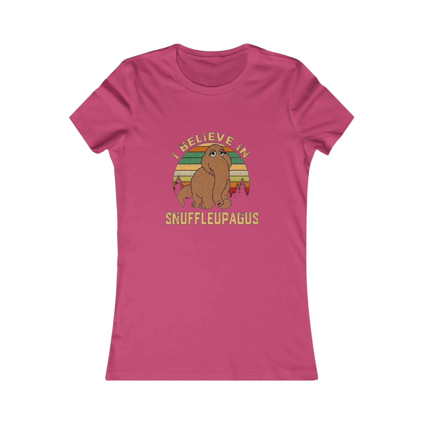 I Believe In Snuffleupagus - Woman's Favorite Tee