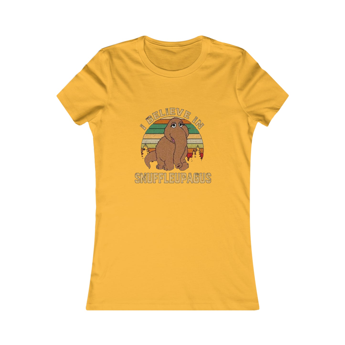 I Believe In Snuffleupagus - Woman's Favorite Tee