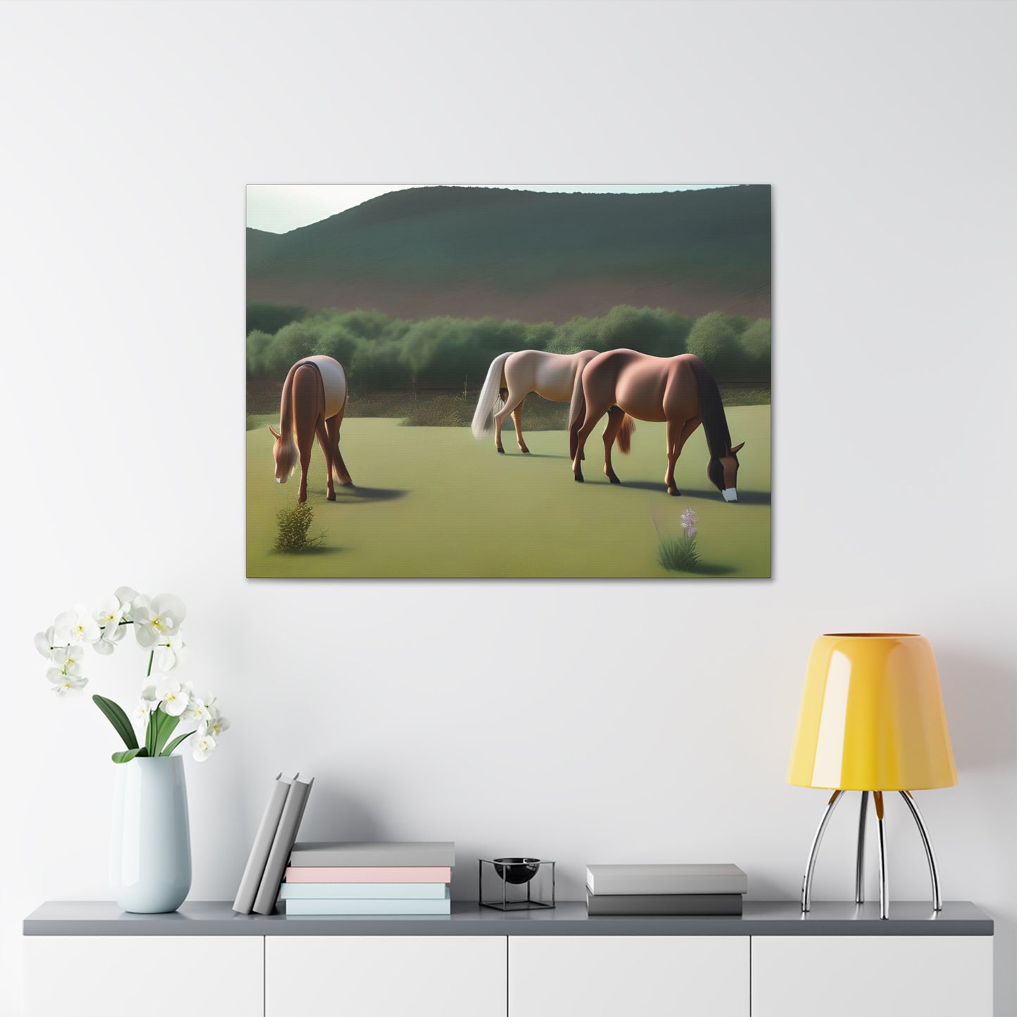 Canvas Gallery Wrap - Abstract Horses