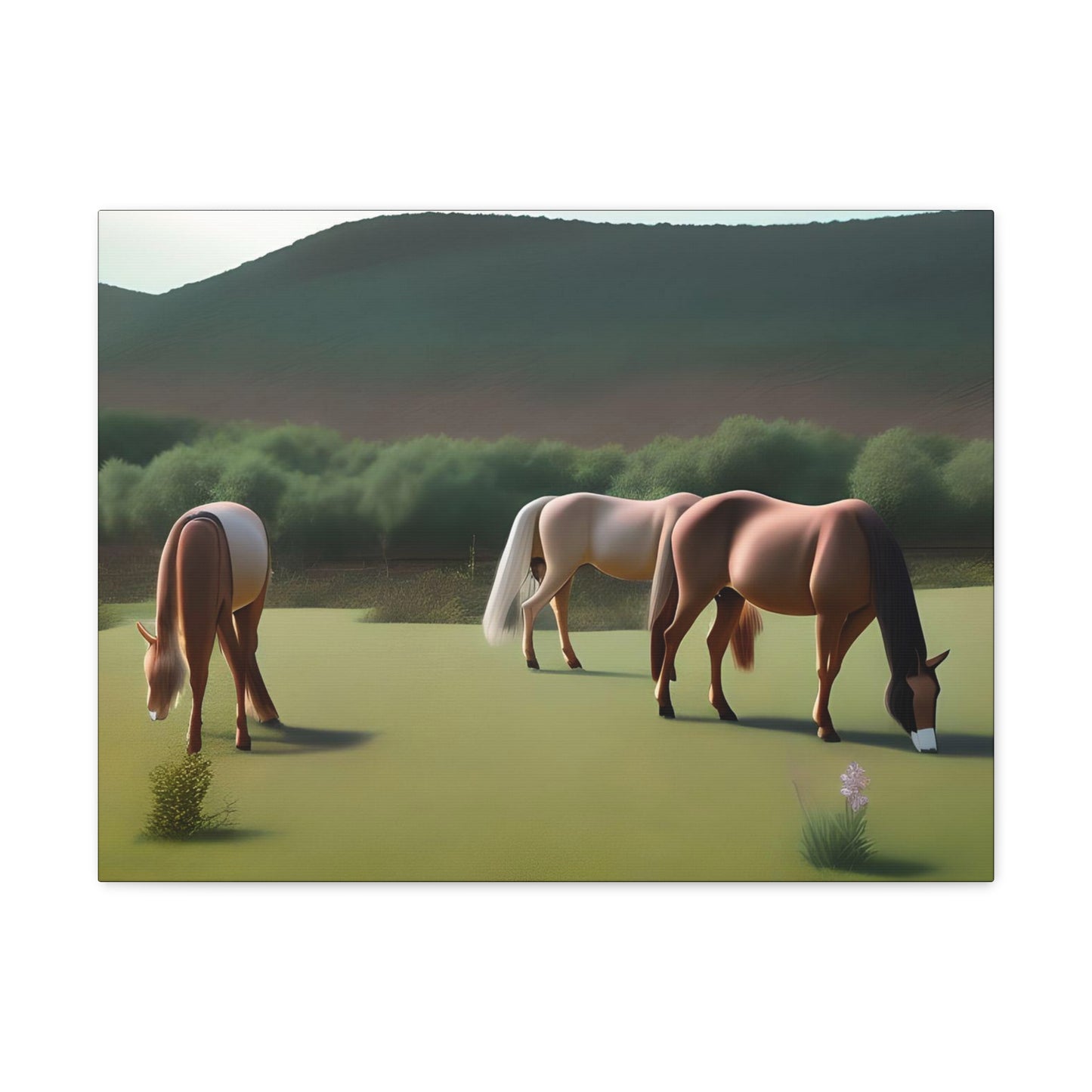 Canvas Gallery Wrap - Abstract Horses