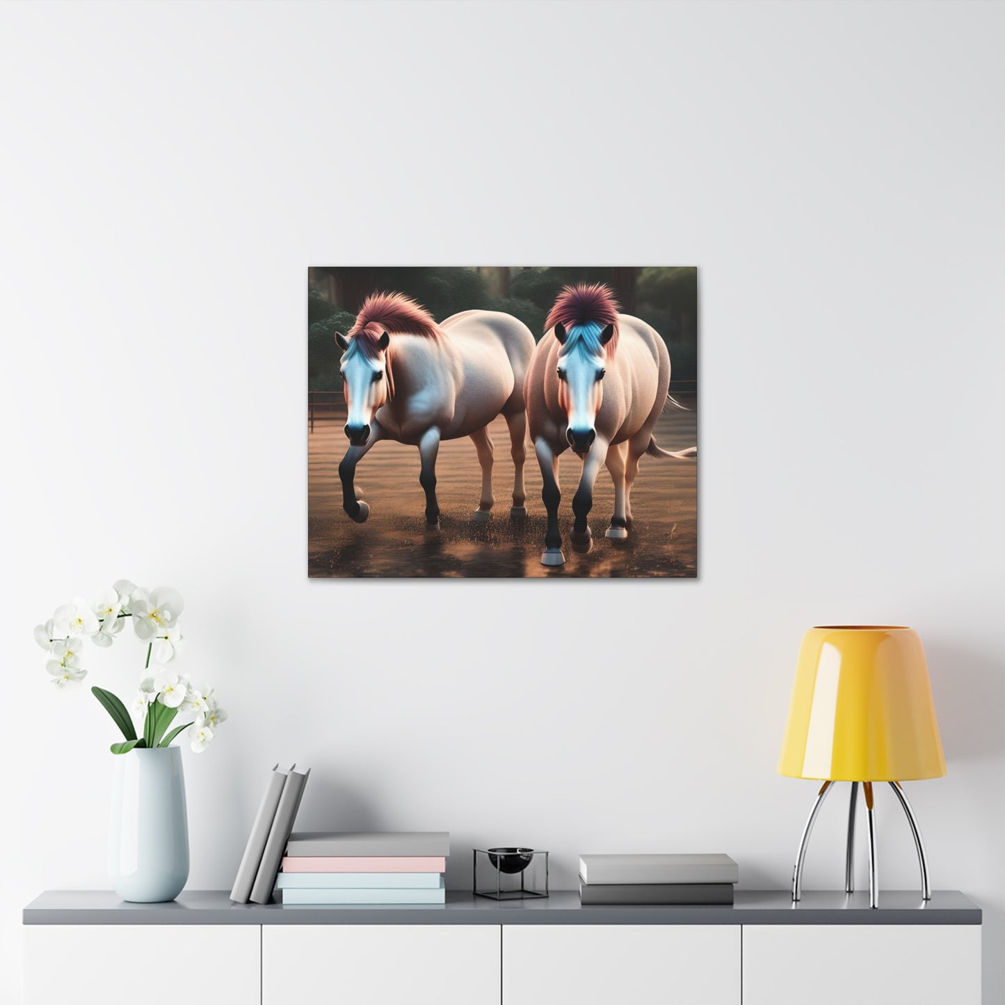 Canvas Gallery Wrap - Cody and Cheyenne - Animated