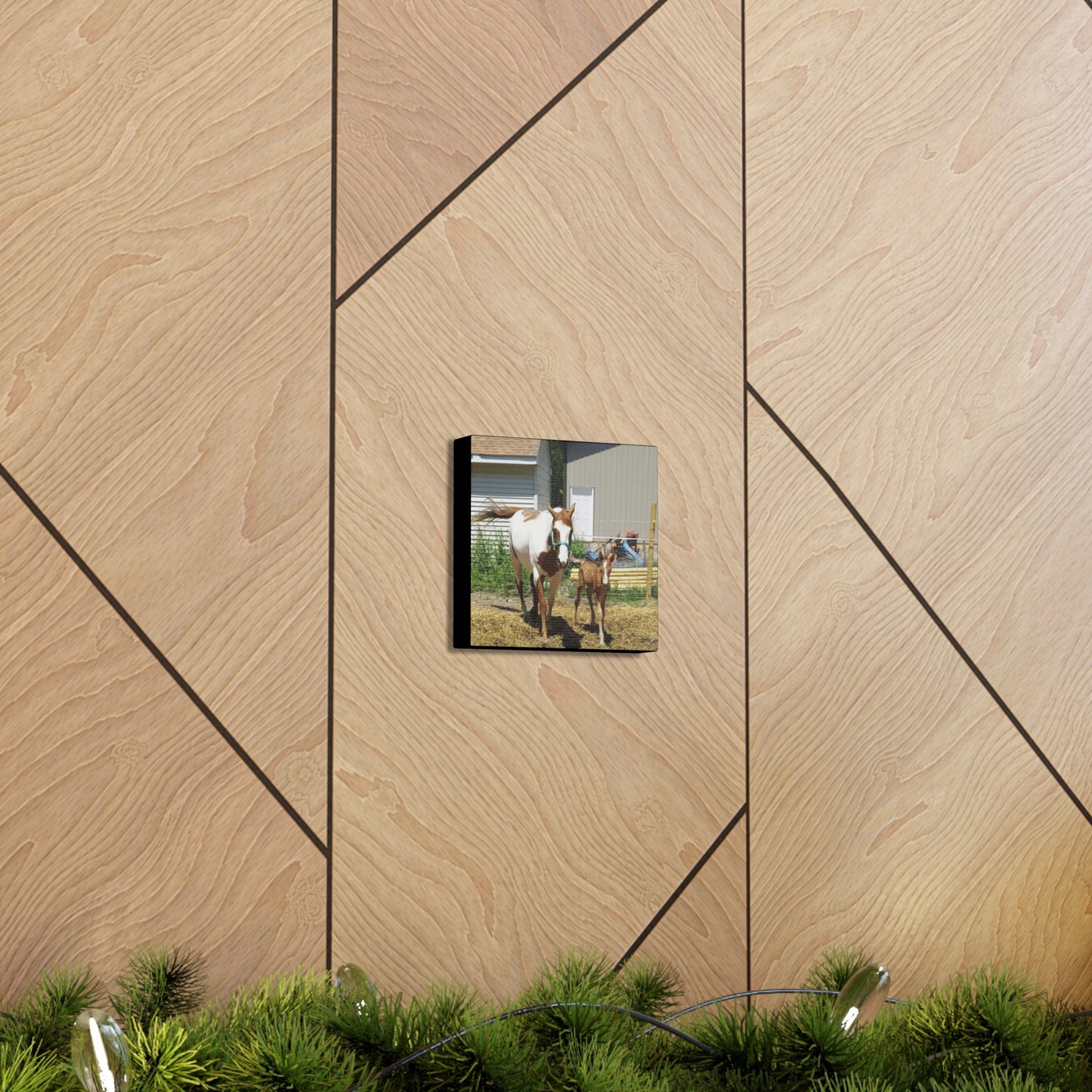 Canvas Gallery Wrap - Takota and Mommy - Photo