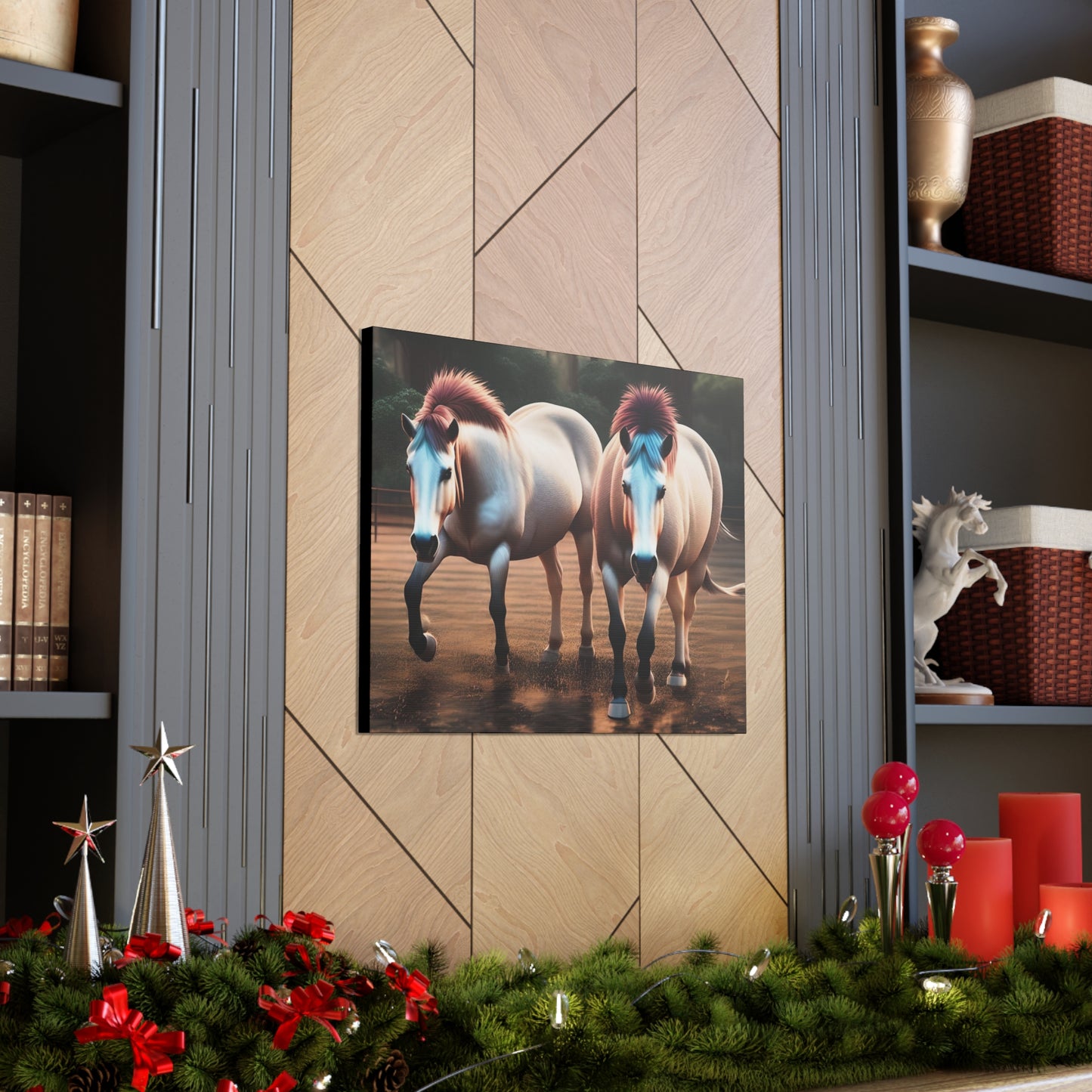Canvas Gallery Wrap - Cody and Cheyenne - Animated