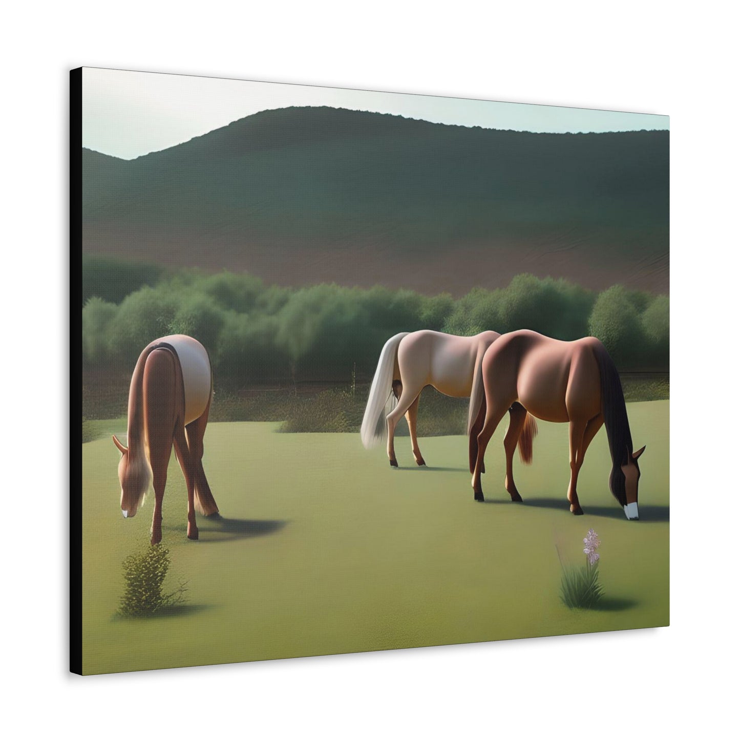 Canvas Gallery Wrap - Abstract Horses