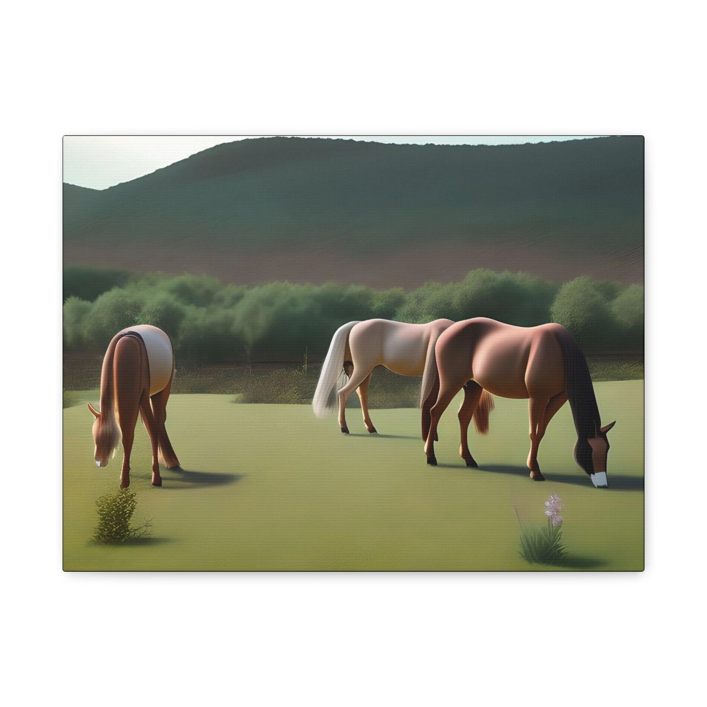 Canvas Gallery Wrap - Abstract Horses