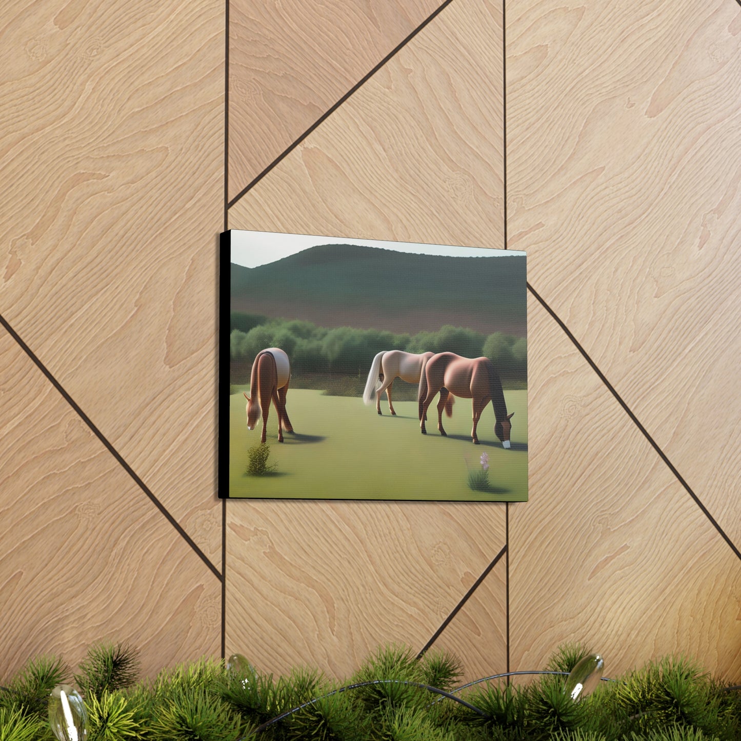 Canvas Gallery Wrap - Abstract Horses