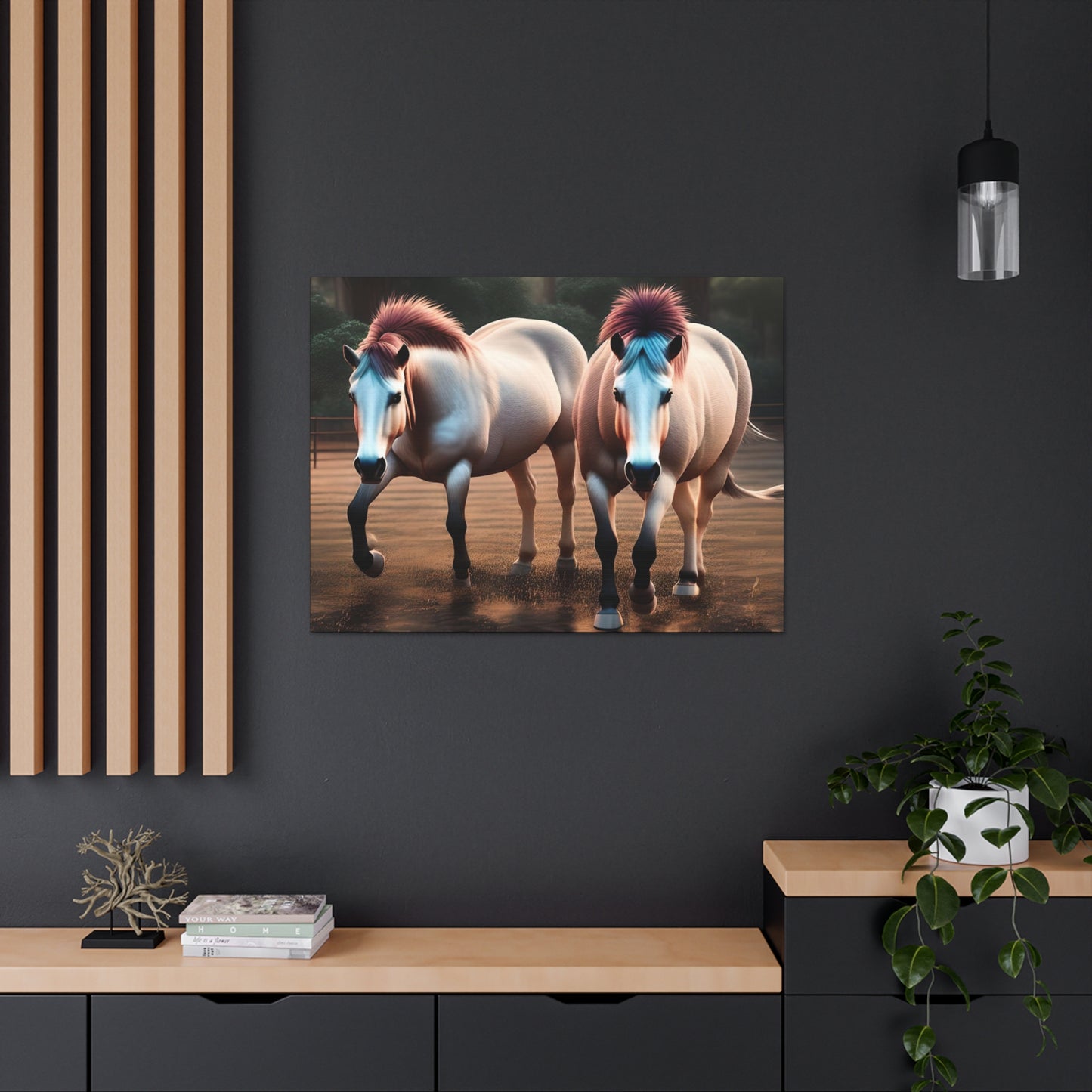 Canvas Gallery Wrap - Cody and Cheyenne - Animated