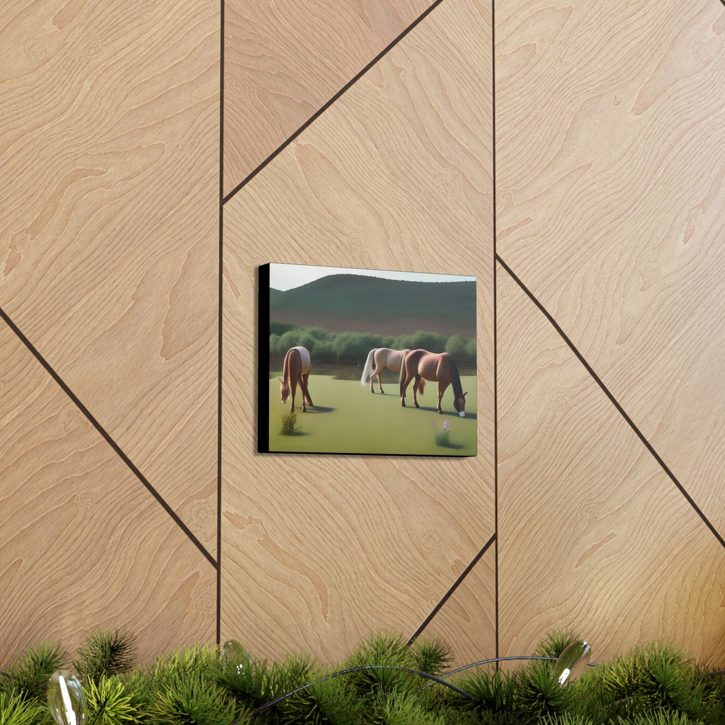 Canvas Gallery Wrap - Abstract Horses