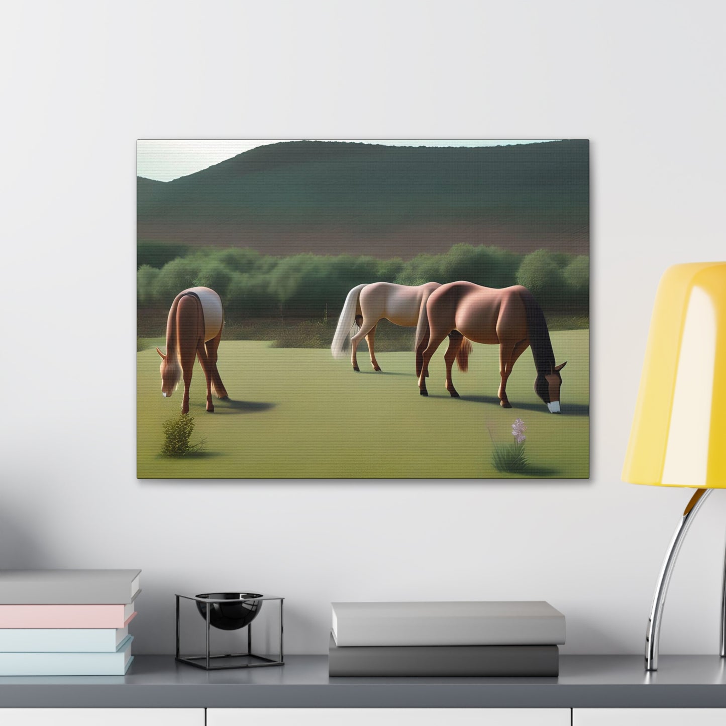Canvas Gallery Wrap - Abstract Horses