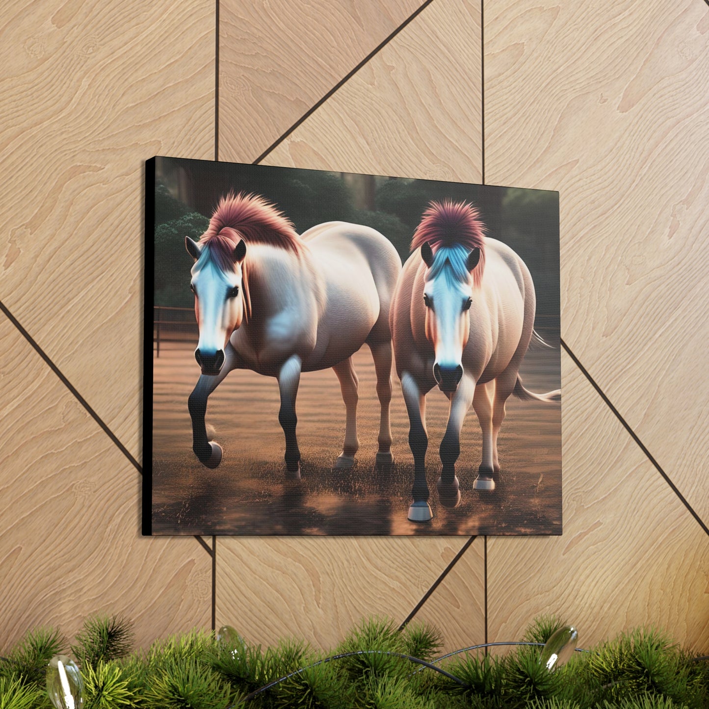Canvas Gallery Wrap - Cody and Cheyenne - Animated