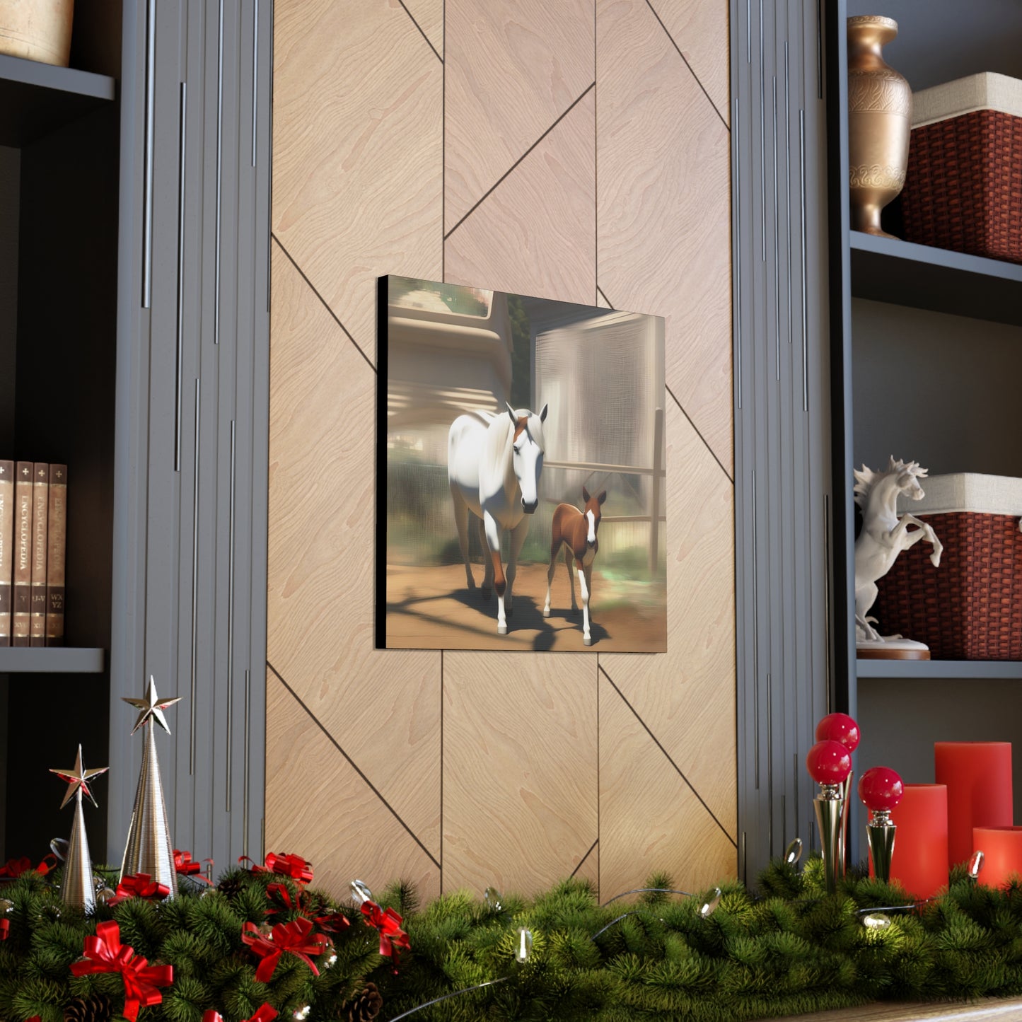Canvas Gallery Wrap - Takota and Mommy - Animated