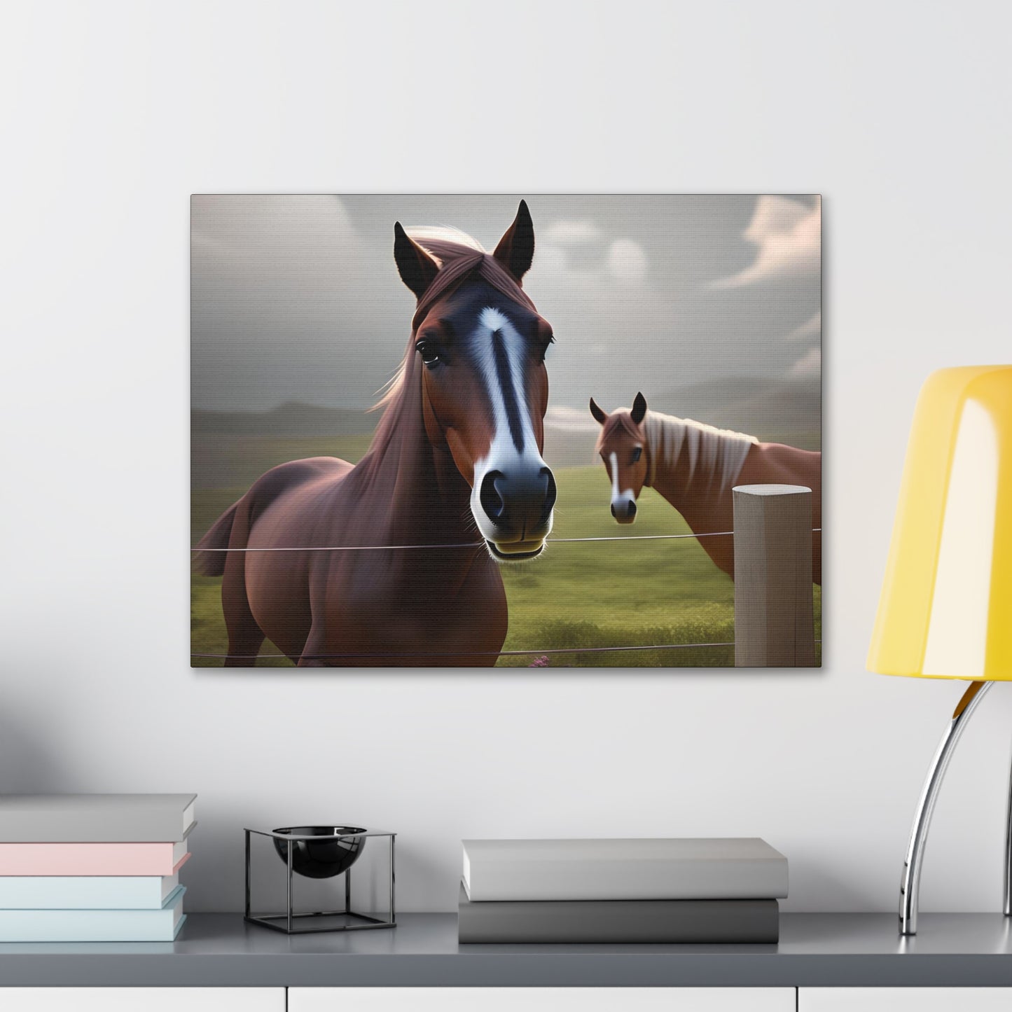 Canvas Gallery Wrap - Denali and Takota - Animated