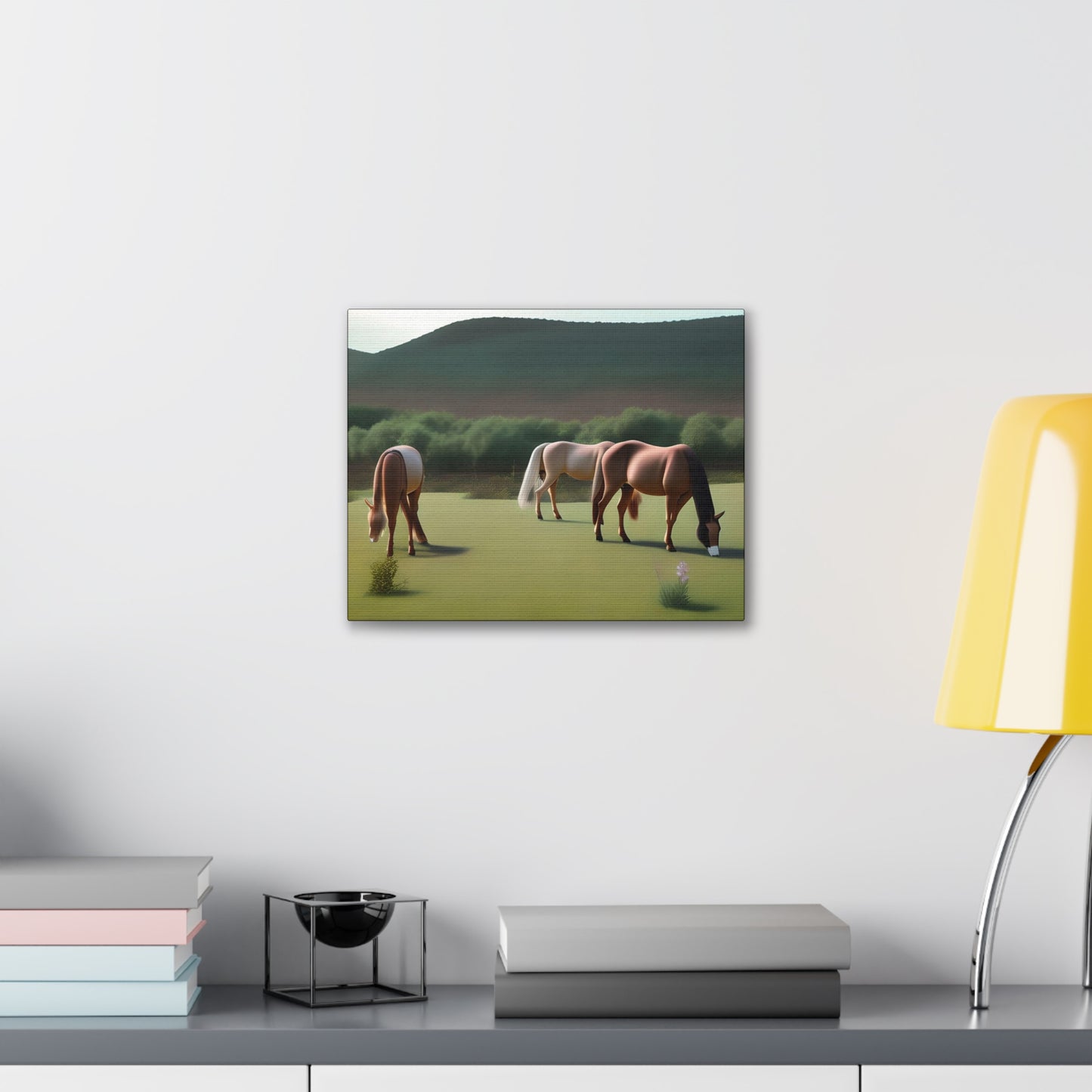 Canvas Gallery Wrap - Abstract Horses