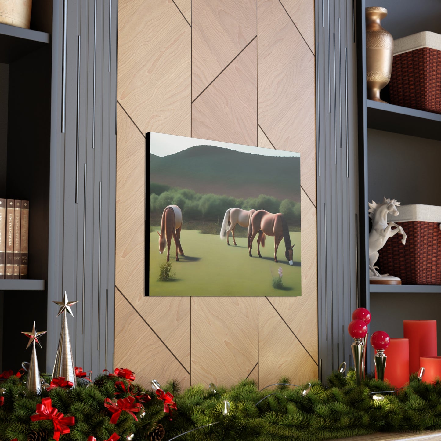 Canvas Gallery Wrap - Abstract Horses