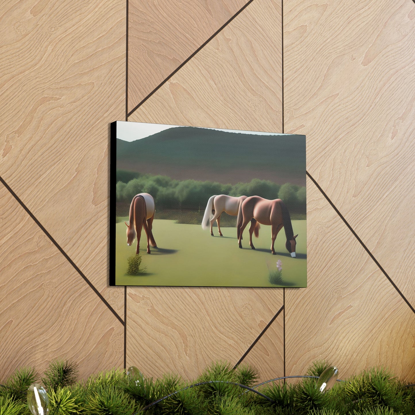 Canvas Gallery Wrap - Abstract Horses