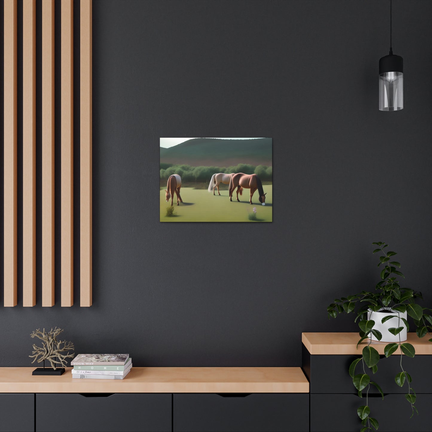 Canvas Gallery Wrap - Abstract Horses