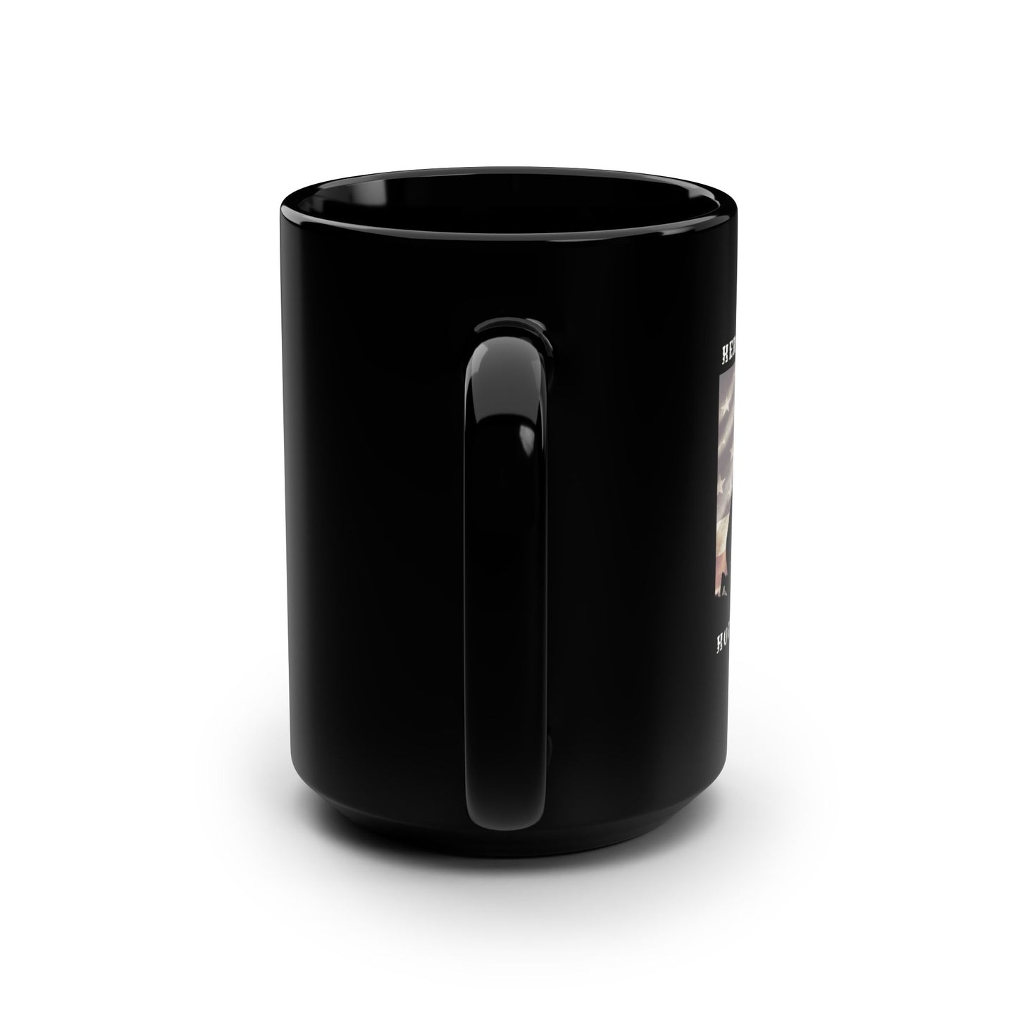 6H - Black Mug 15oz