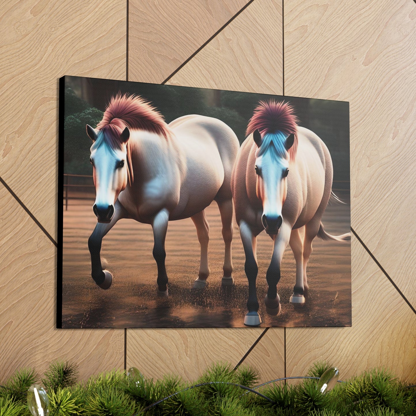 Canvas Gallery Wrap - Cody and Cheyenne - Animated