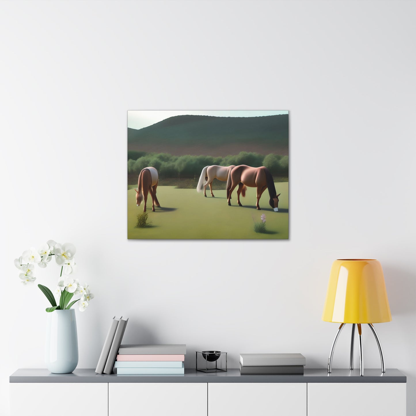 Canvas Gallery Wrap - Abstract Horses
