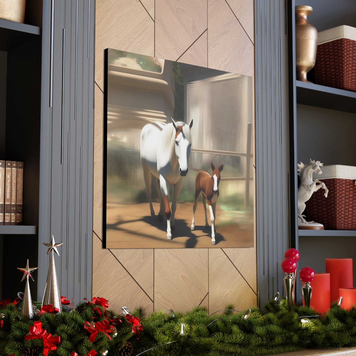Canvas Gallery Wrap - Takota and Mommy - Animated