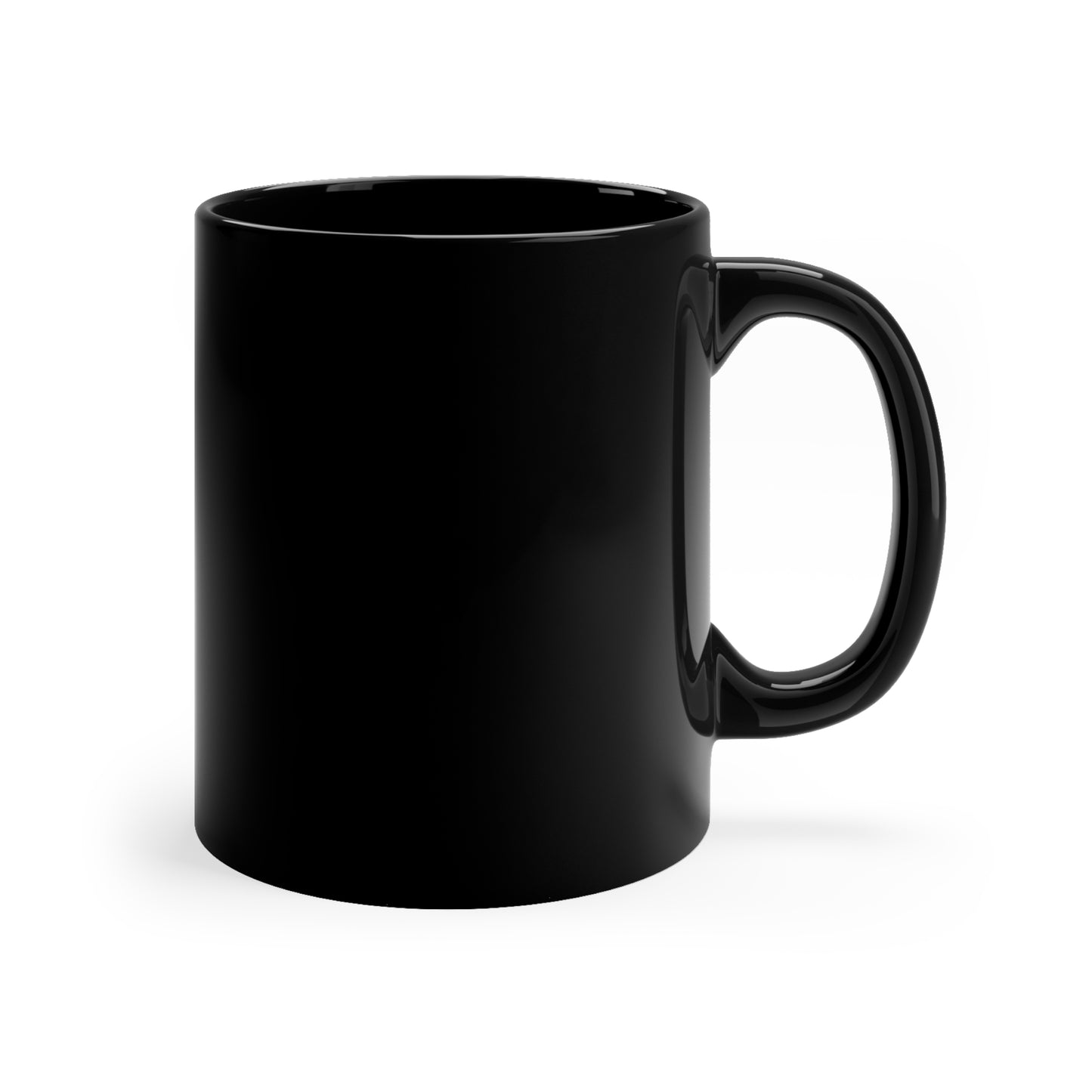 6H - Black mug 11oz