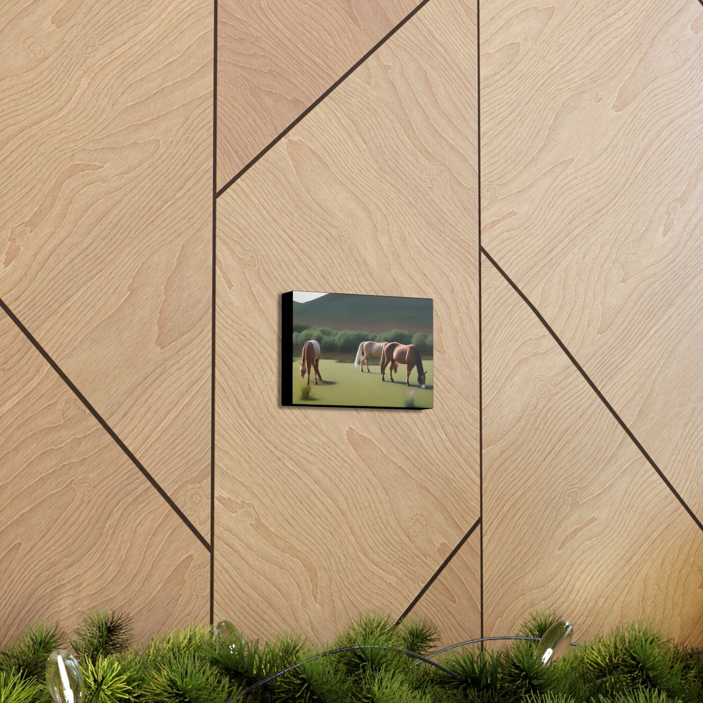 Canvas Gallery Wrap - Abstract Horses