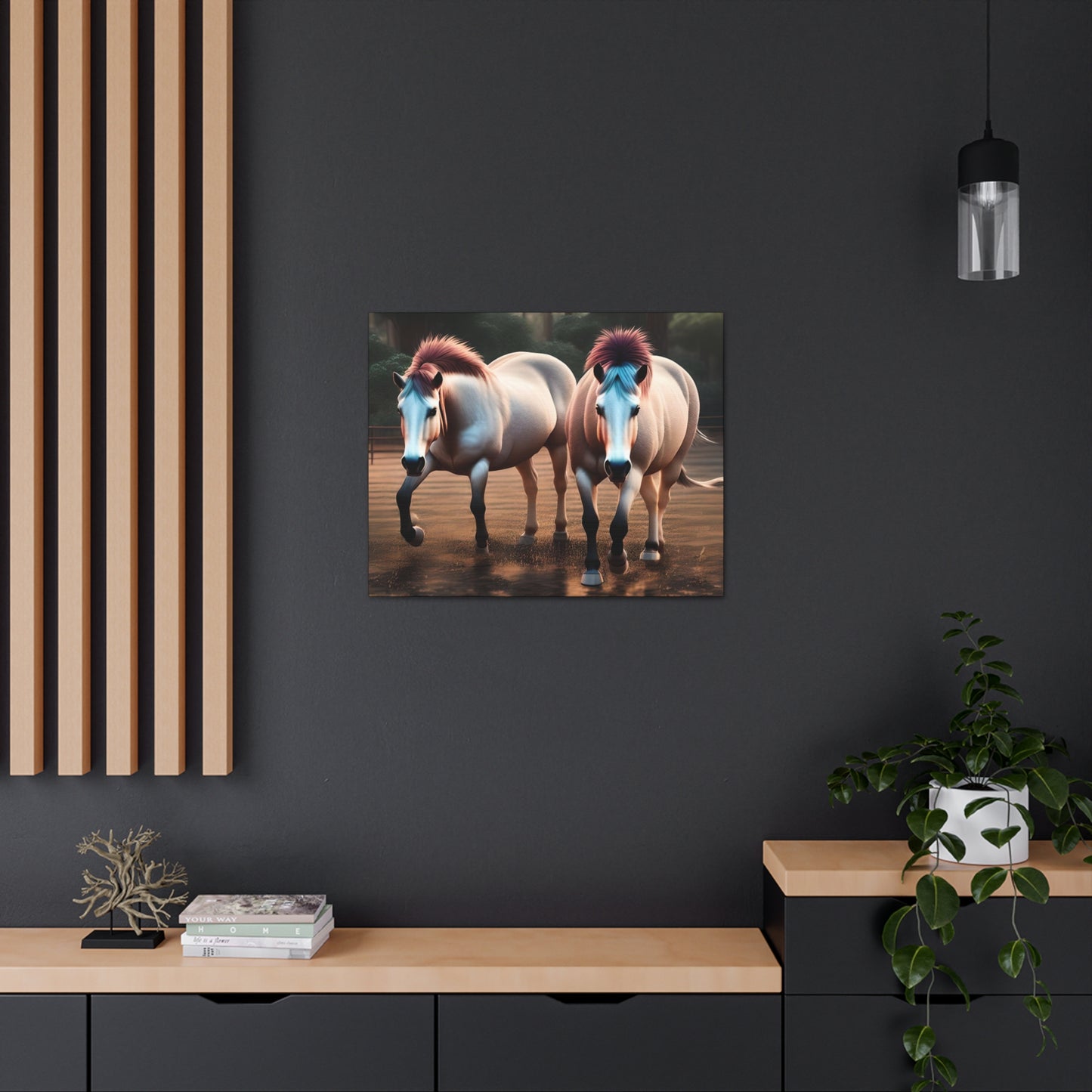 Canvas Gallery Wrap - Cody and Cheyenne - Animated