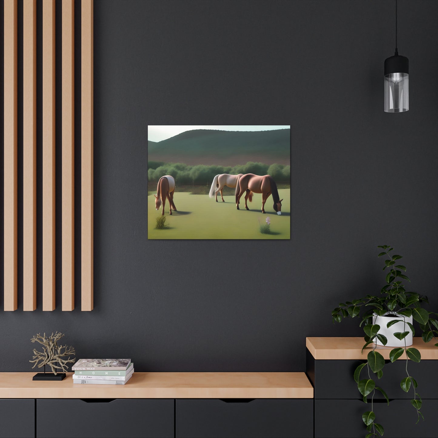 Canvas Gallery Wrap - Abstract Horses