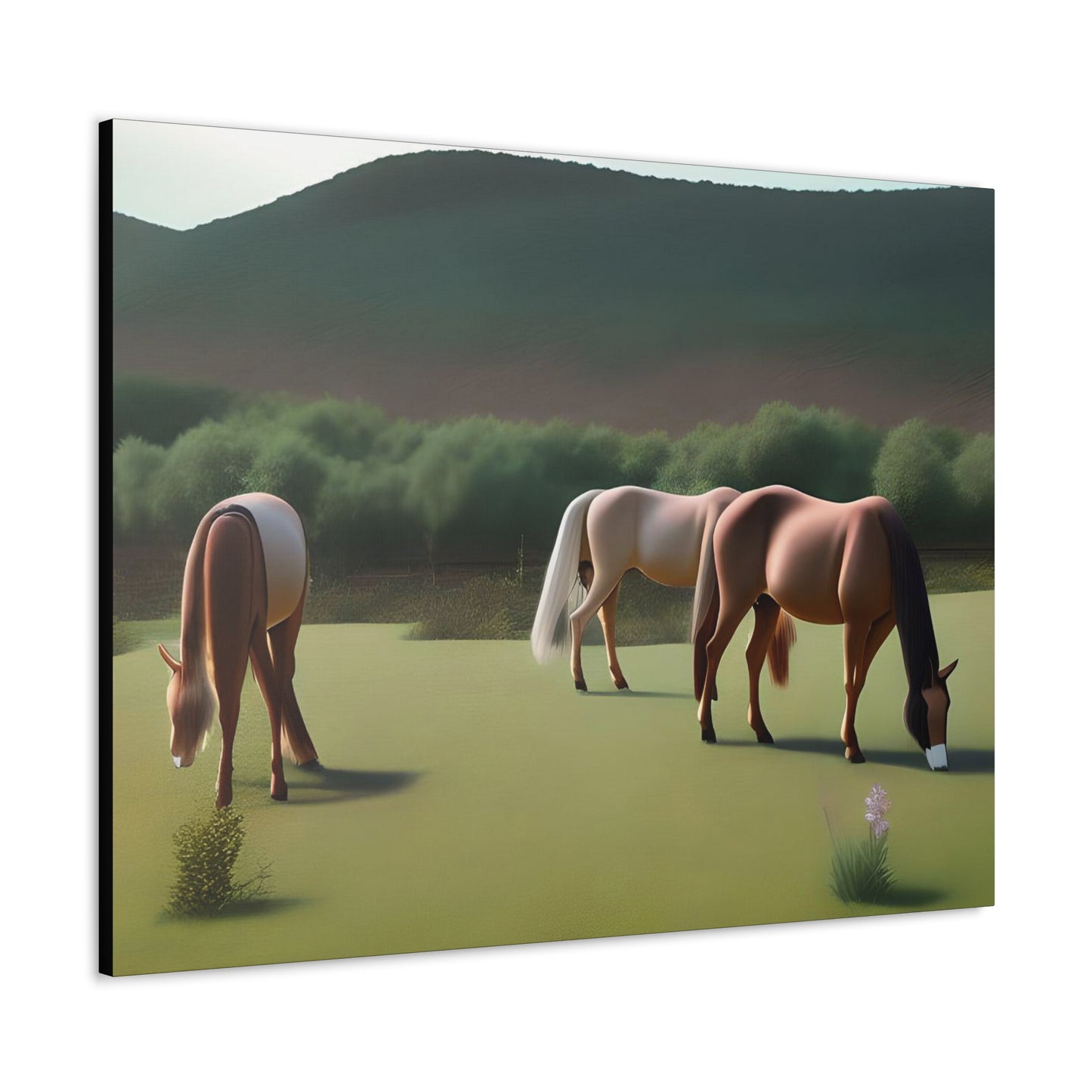 Canvas Gallery Wrap - Abstract Horses