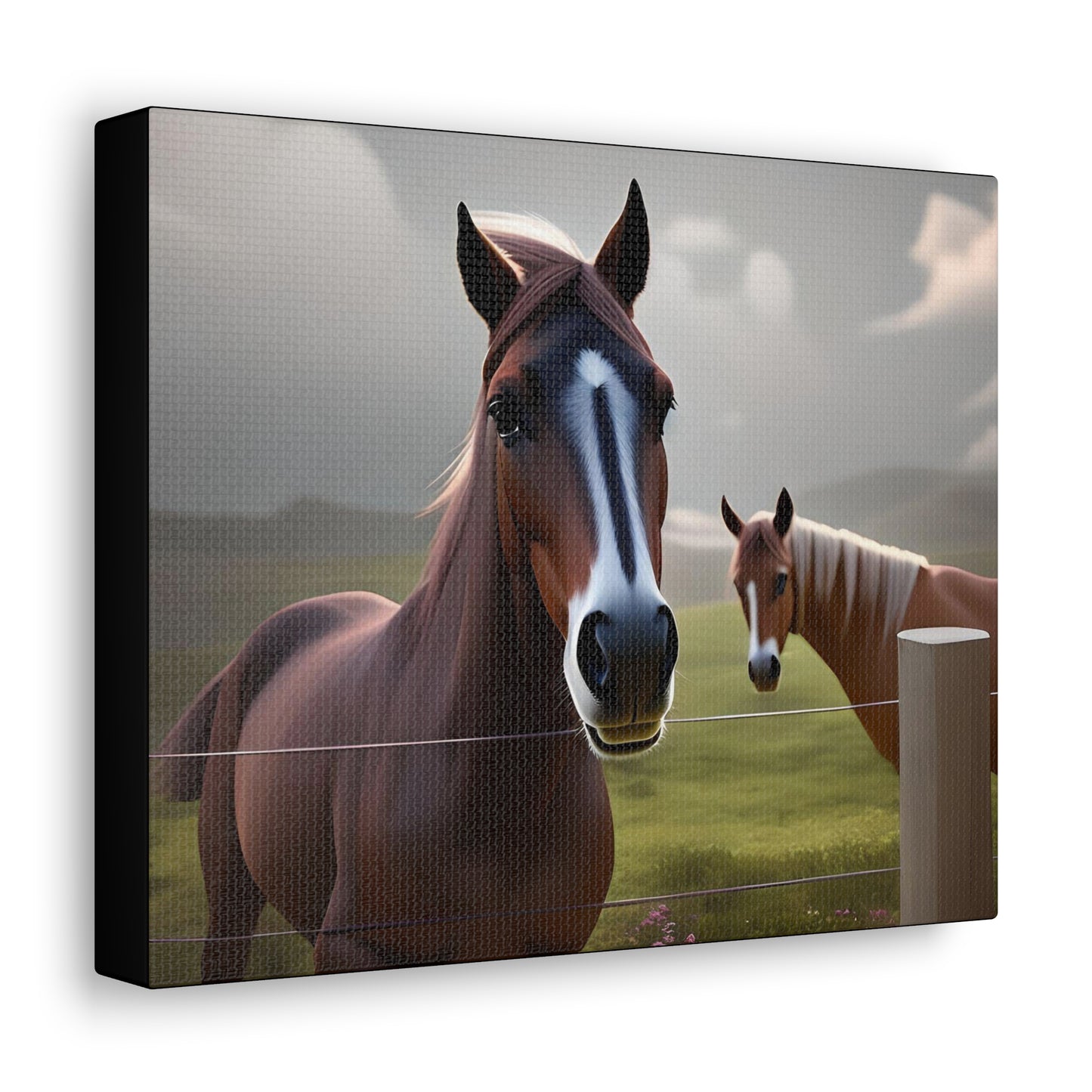 Canvas Gallery Wrap - Denali and Takota - Animated