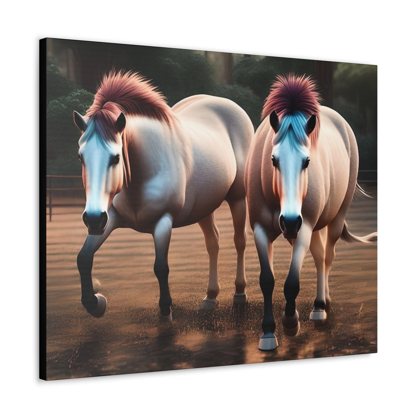 Canvas Gallery Wrap - Cody and Cheyenne - Animated