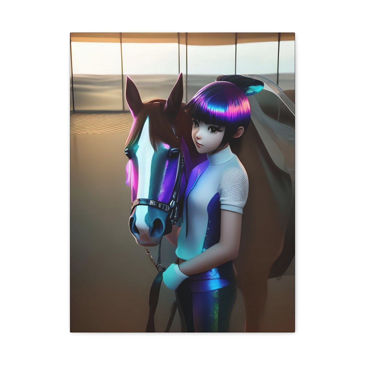 Canvas Gallery Wrap - Carmel - Animated