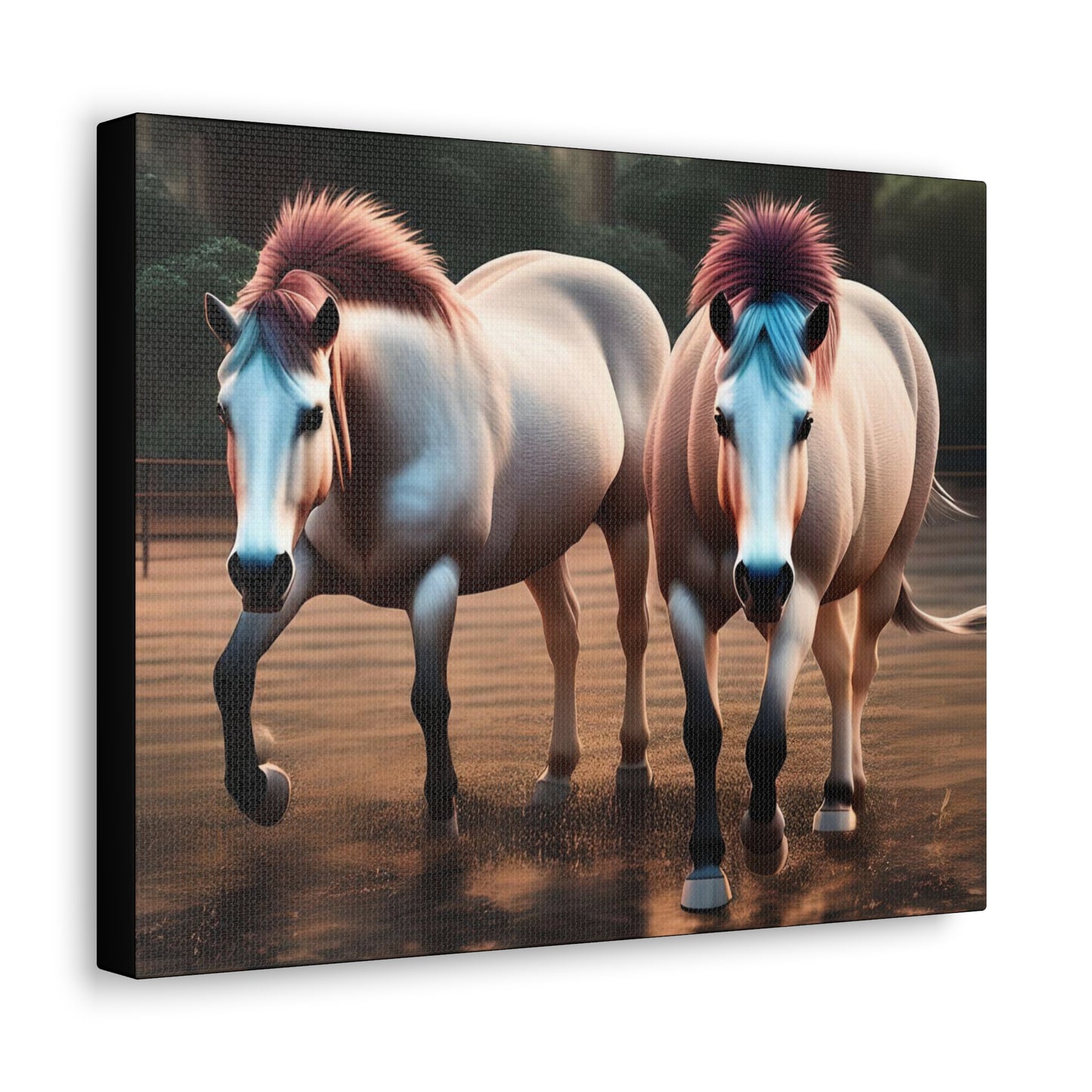 Canvas Gallery Wrap - Cody and Cheyenne - Animated