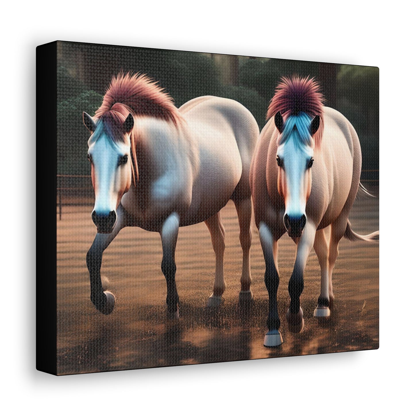 Canvas Gallery Wrap - Cody and Cheyenne - Animated