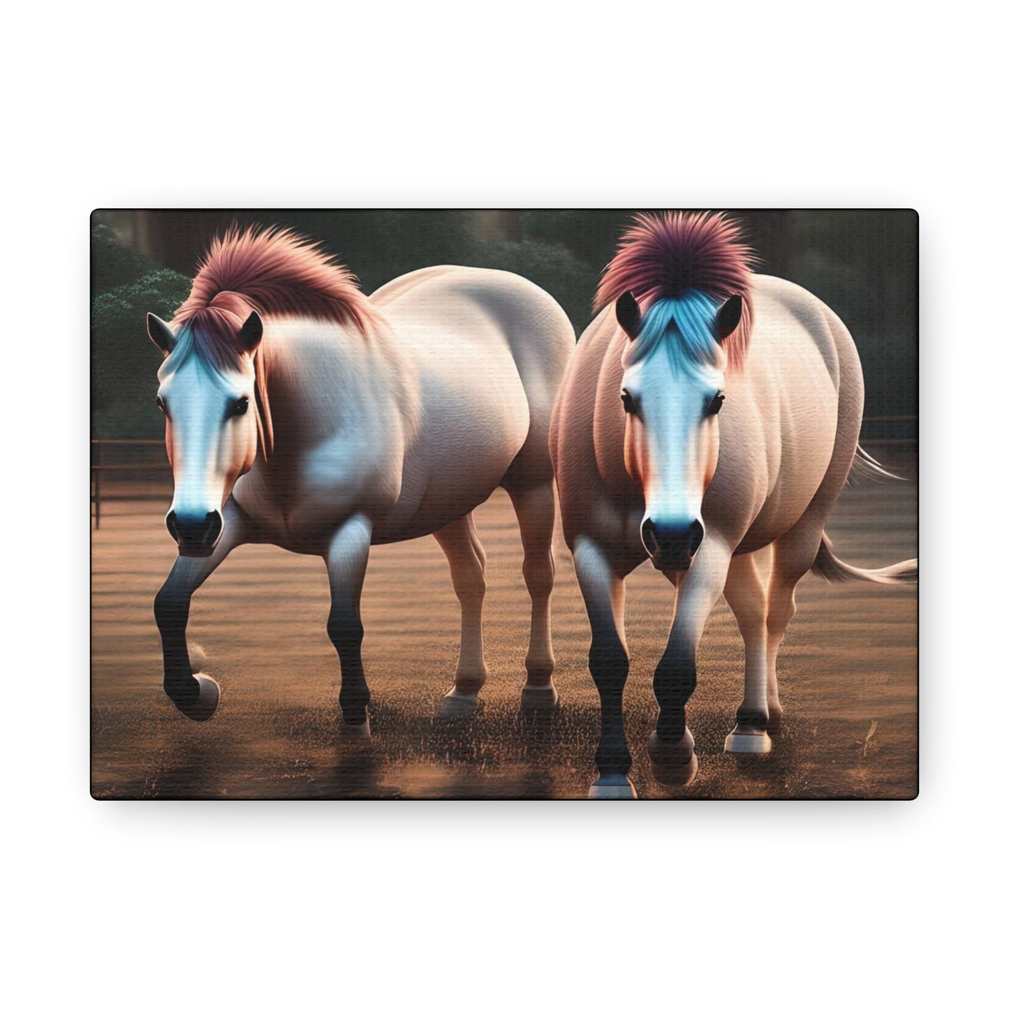 Canvas Gallery Wrap - Cody and Cheyenne - Animated