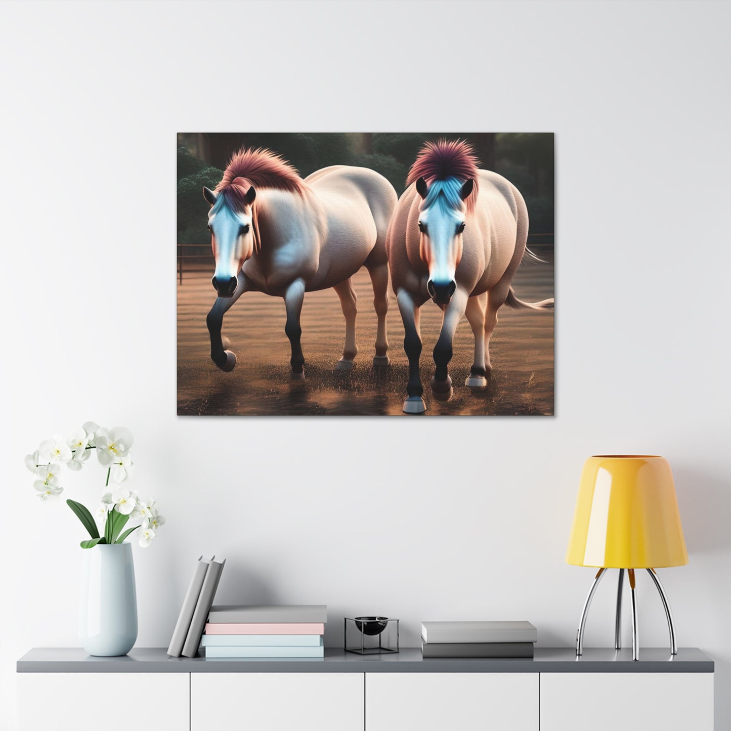 Canvas Gallery Wrap - Cody and Cheyenne - Animated