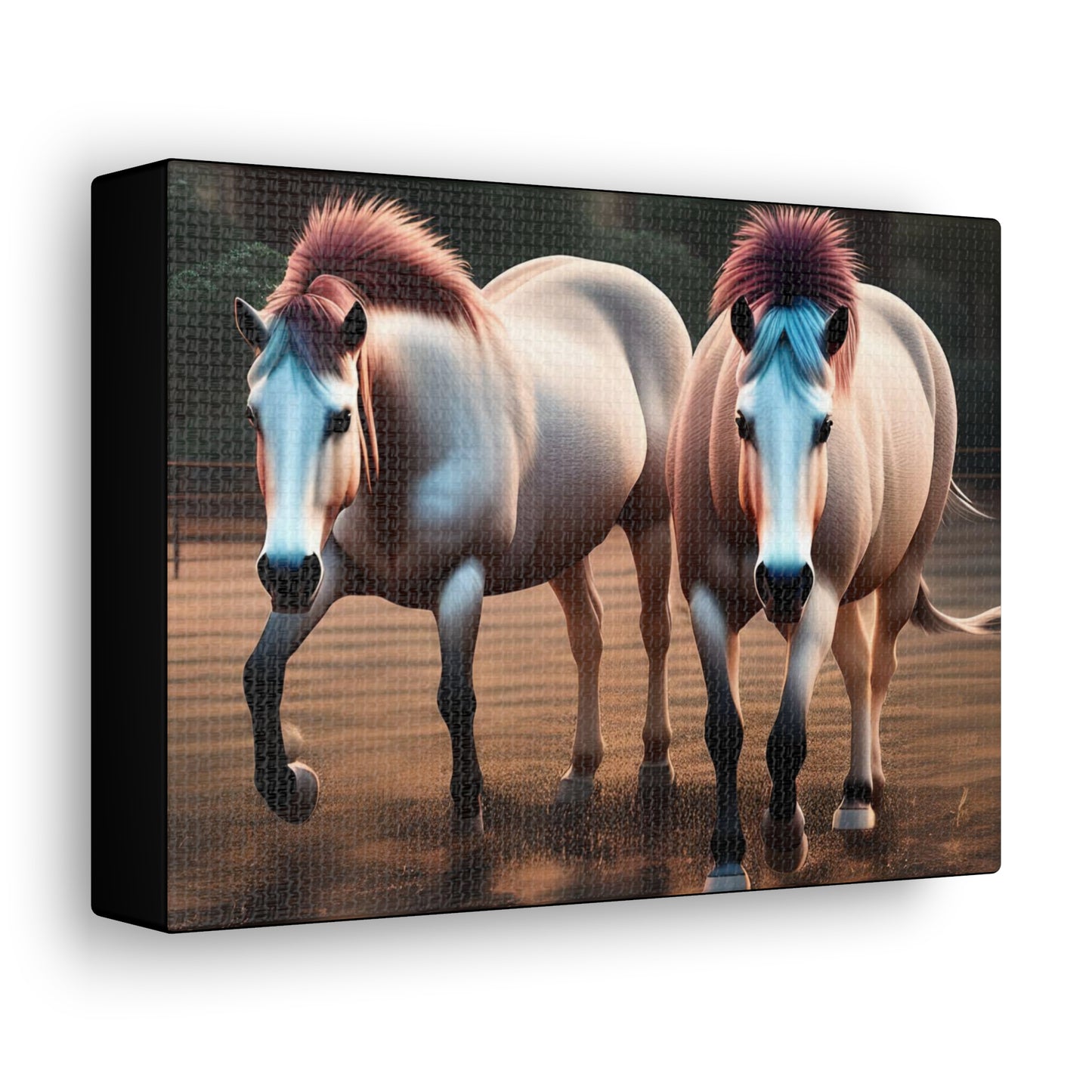 Canvas Gallery Wrap - Cody and Cheyenne - Animated