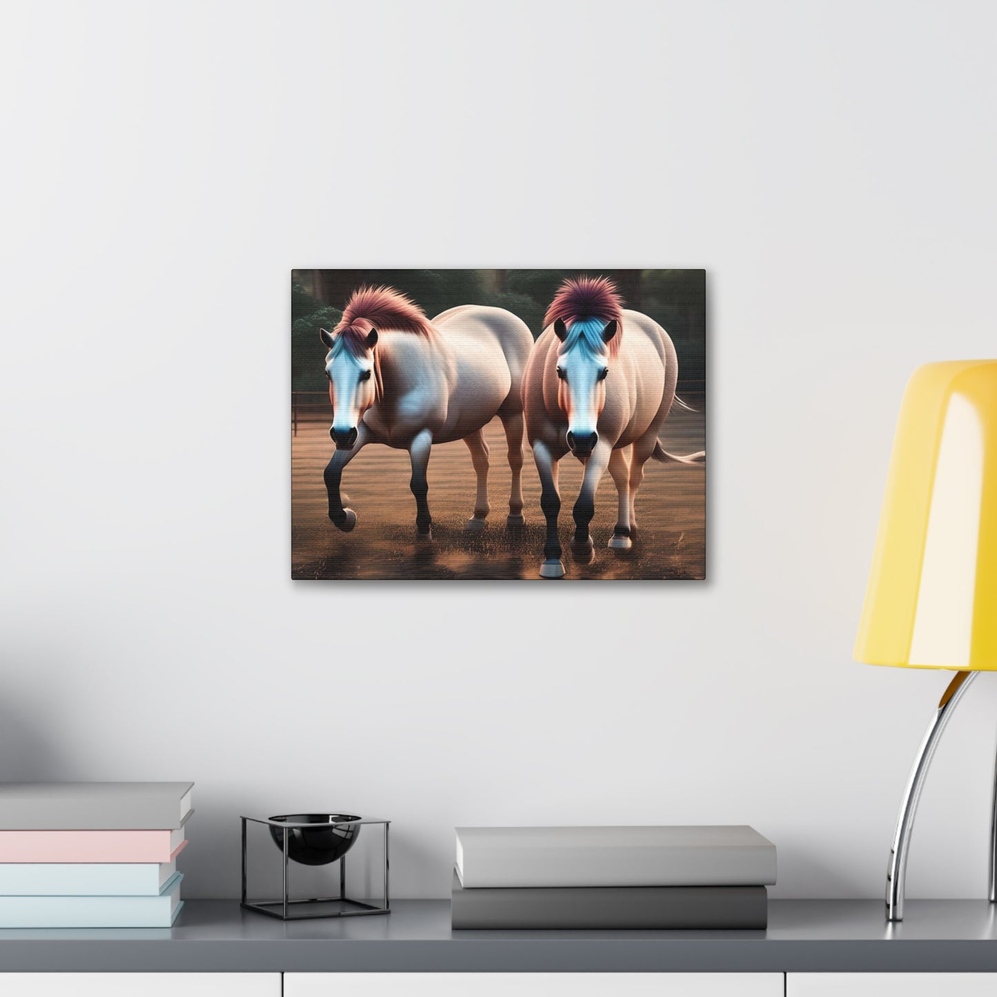 Canvas Gallery Wrap - Cody and Cheyenne - Animated