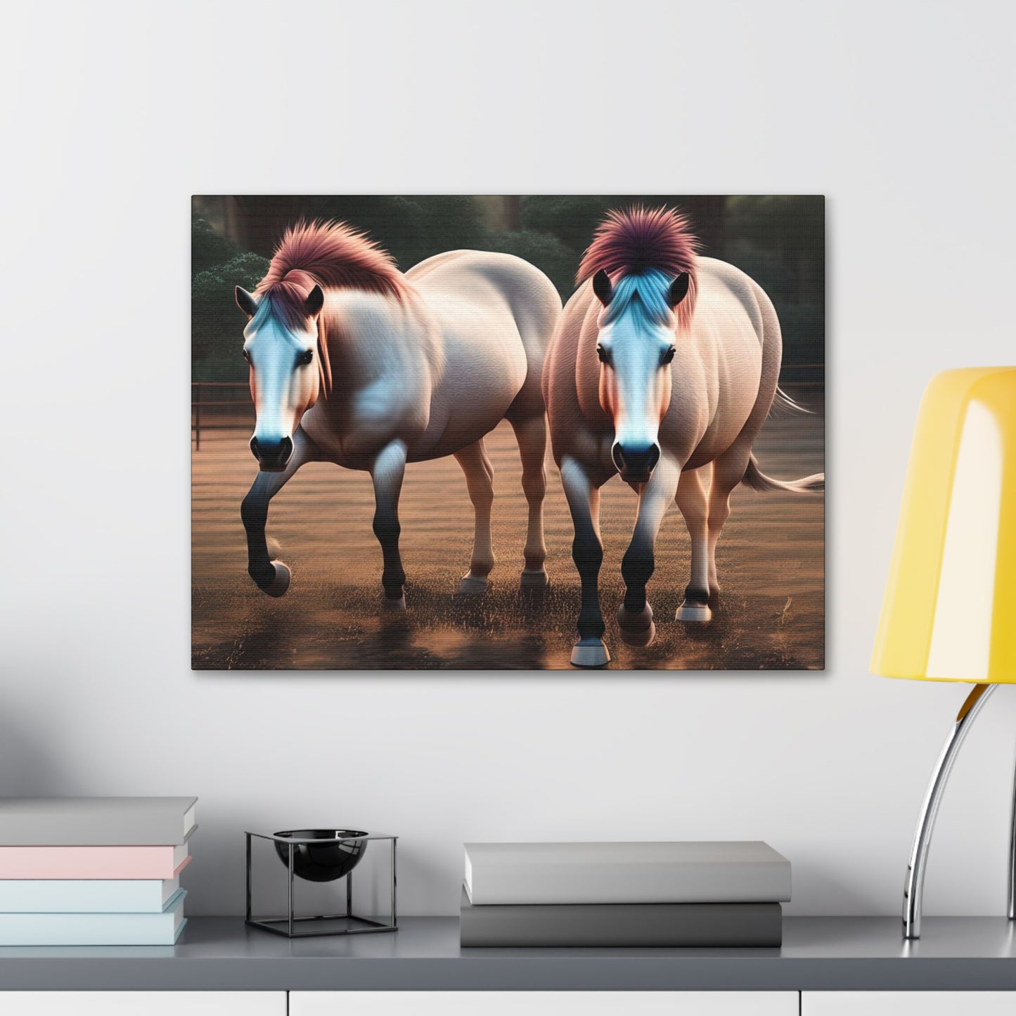 Canvas Gallery Wrap - Cody and Cheyenne - Animated
